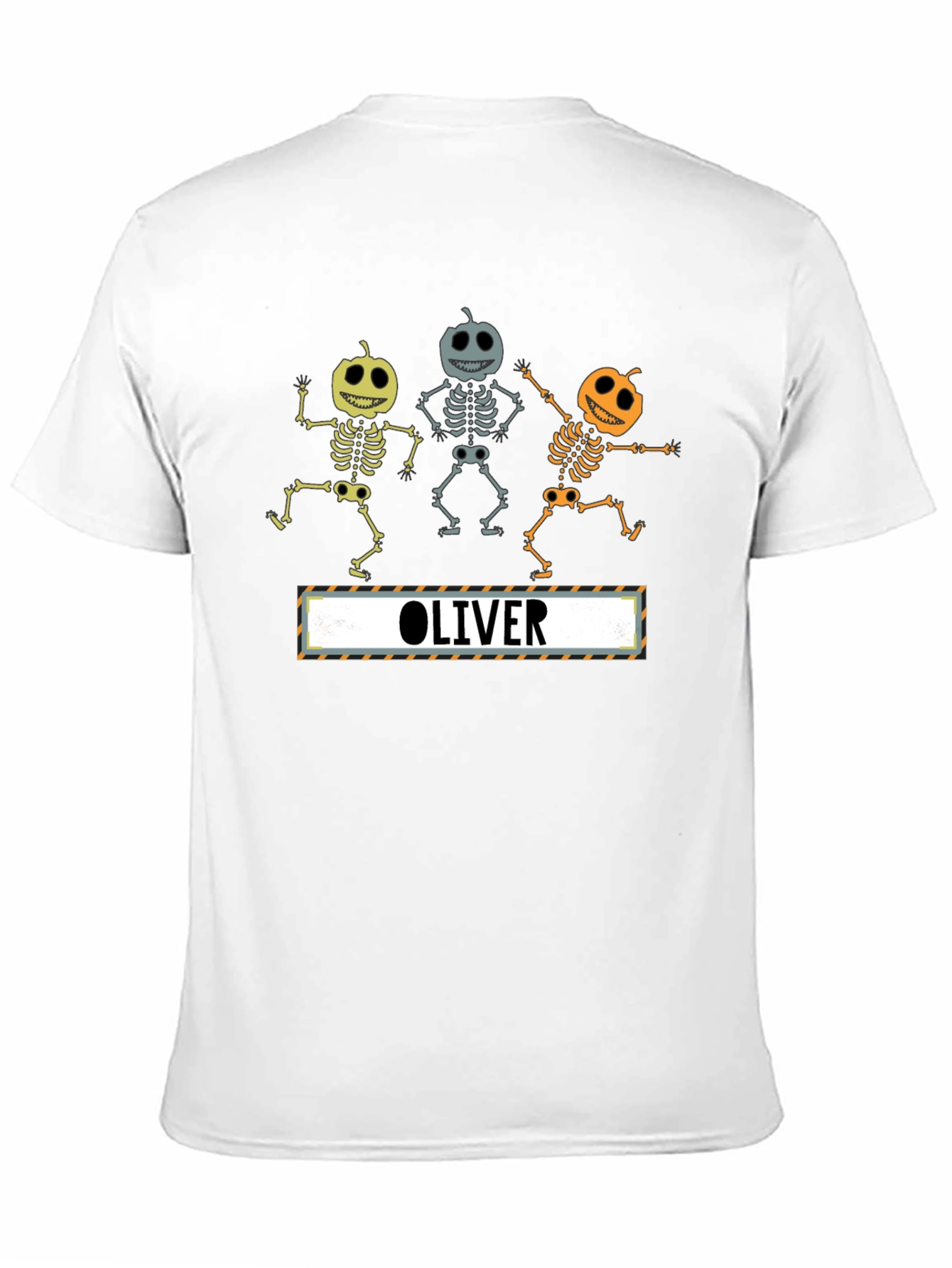 Pumpkin Skeleton Dancing Personalized T-Shirt