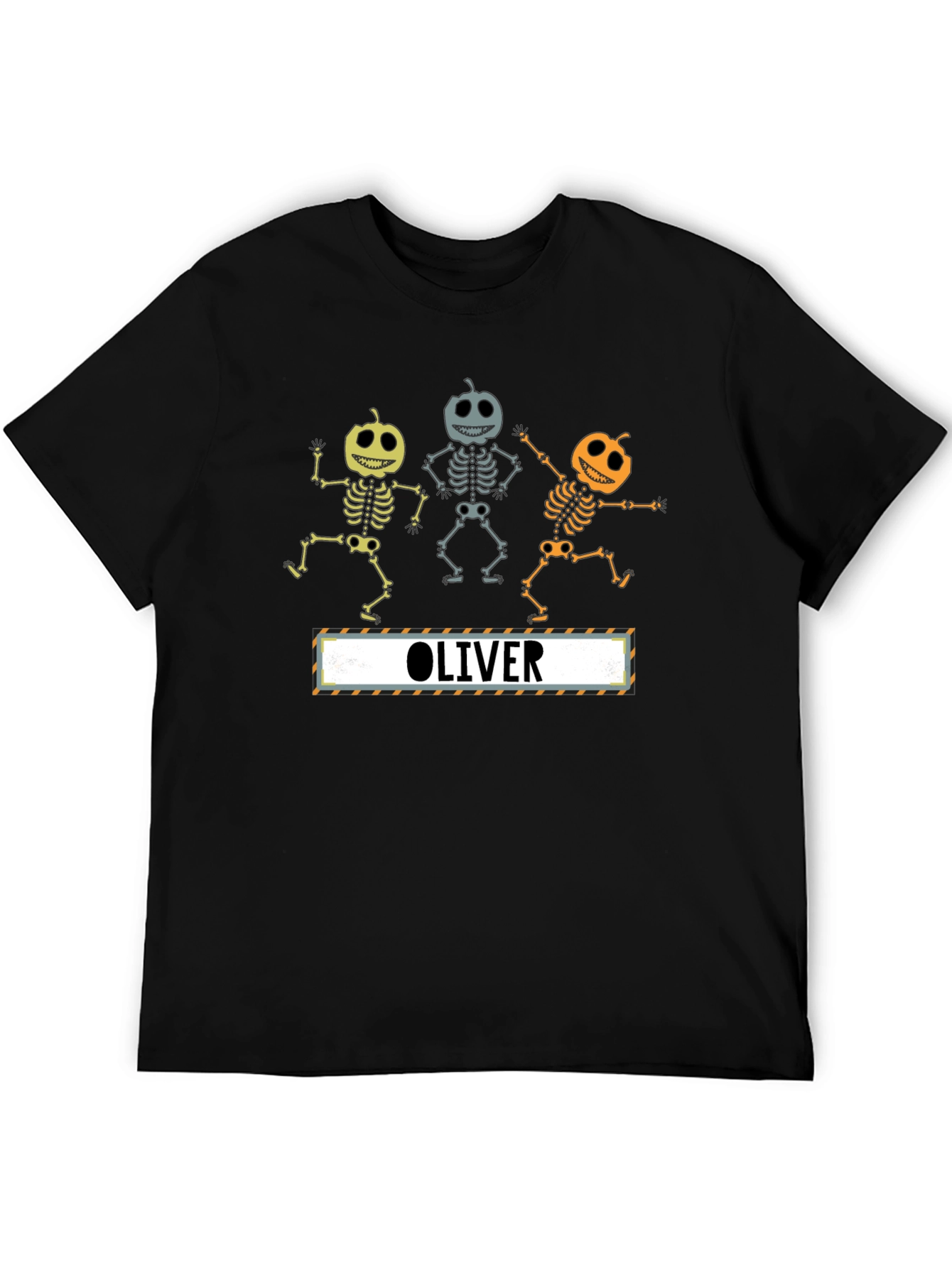Pumpkin Skeleton Dancing Personalized T-Shirt