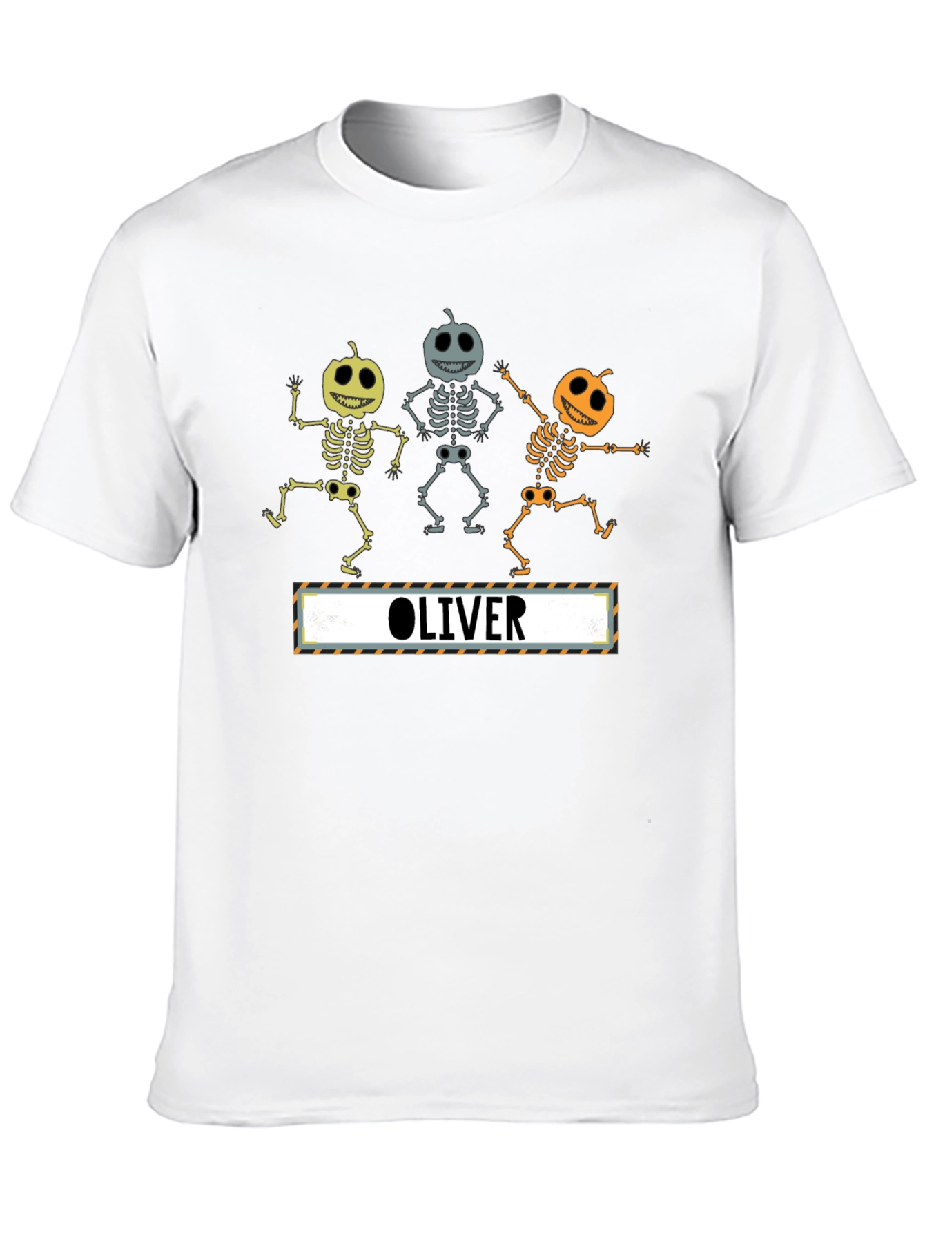 Pumpkin Skeleton Dancing Personalized T-Shirt