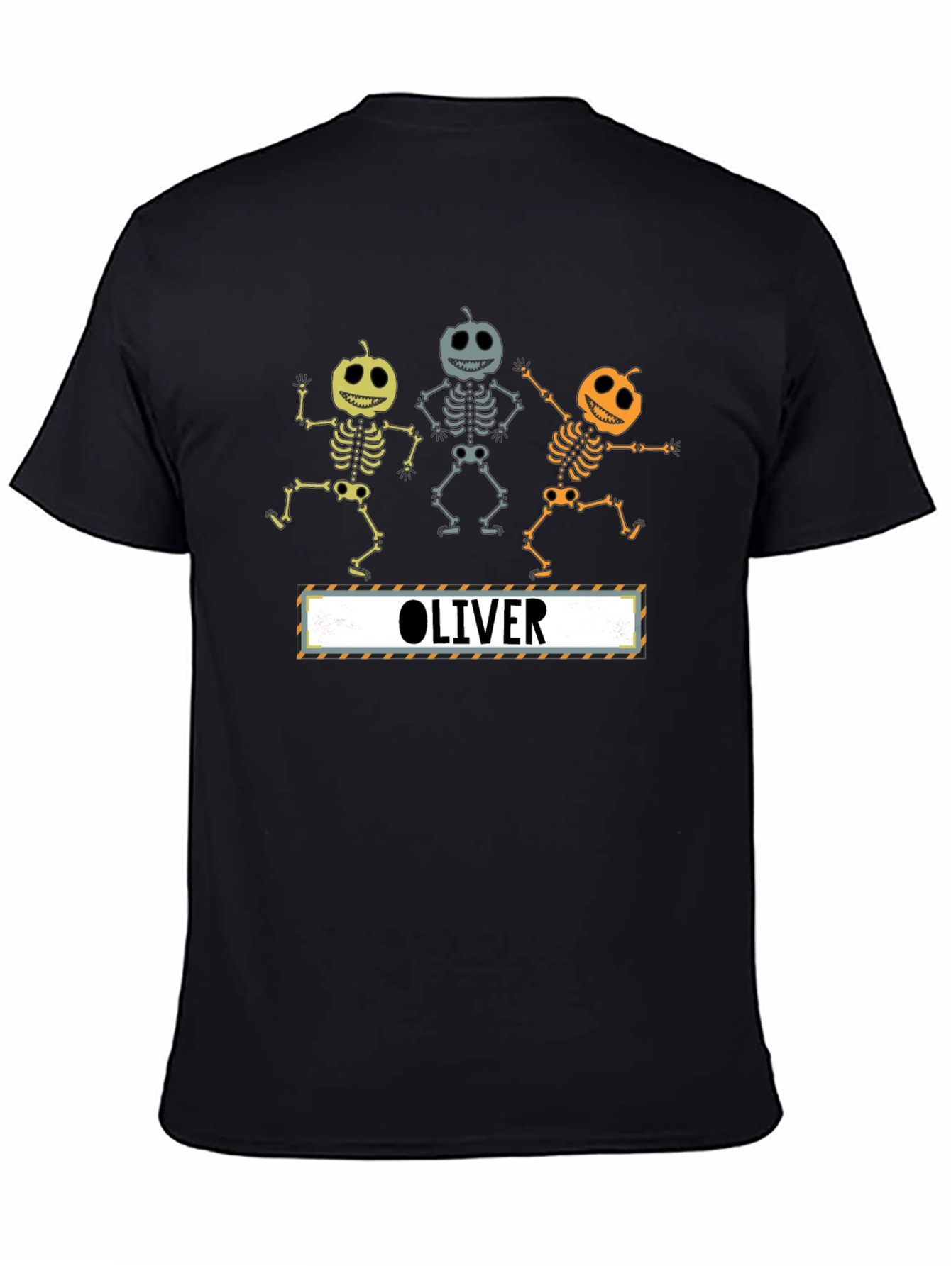 Pumpkin Skeleton Dancing Personalized T-Shirt