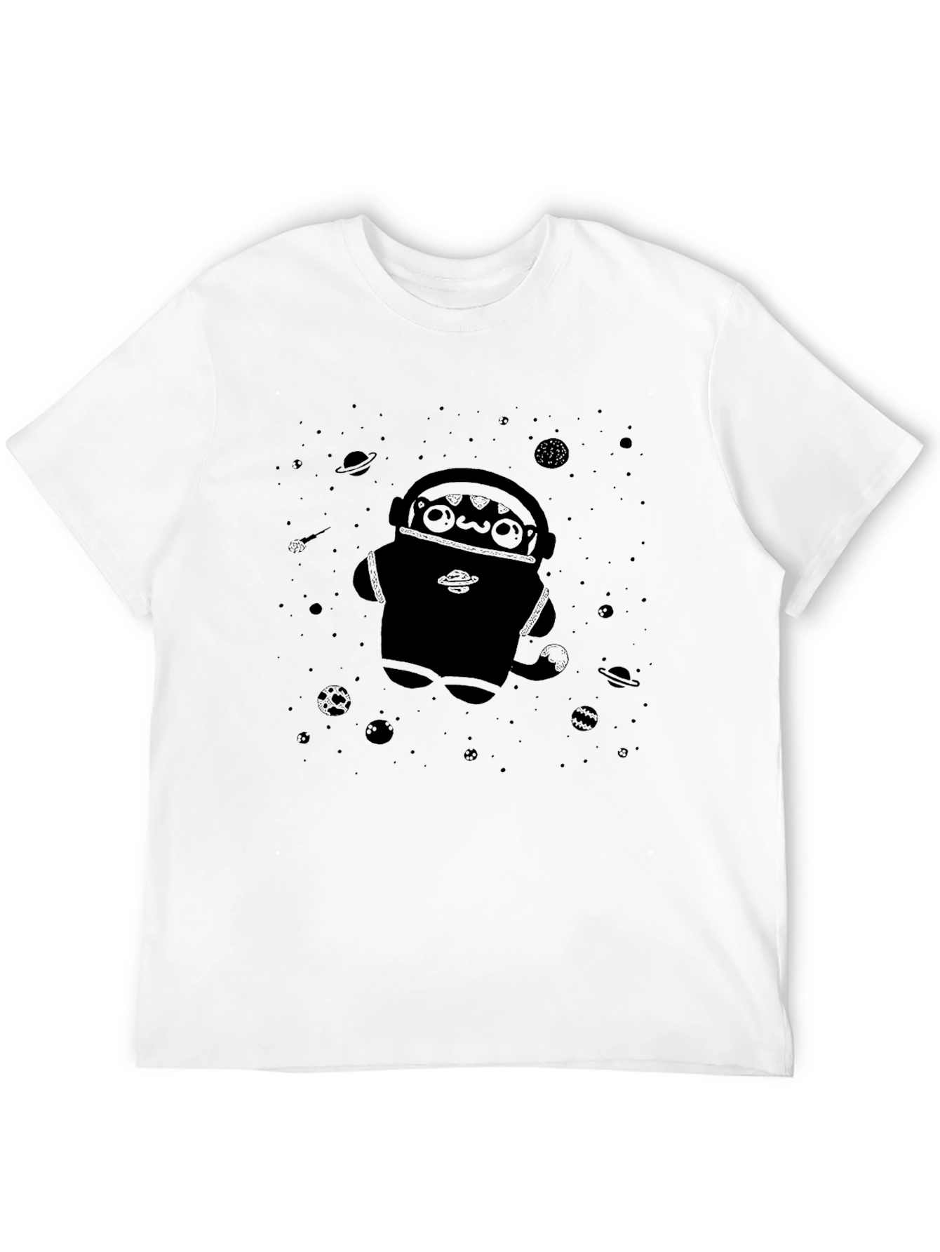 Astronaut Cat Space T-Shirt
