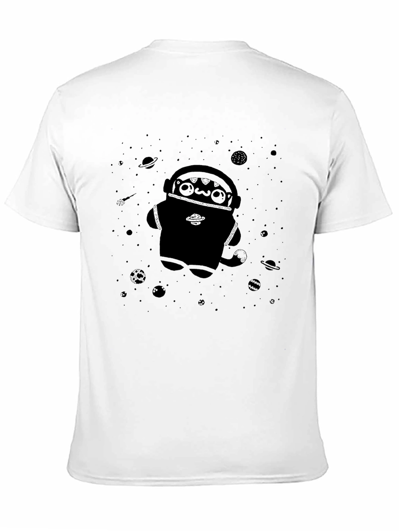 Astronaut Cat Space T-Shirt