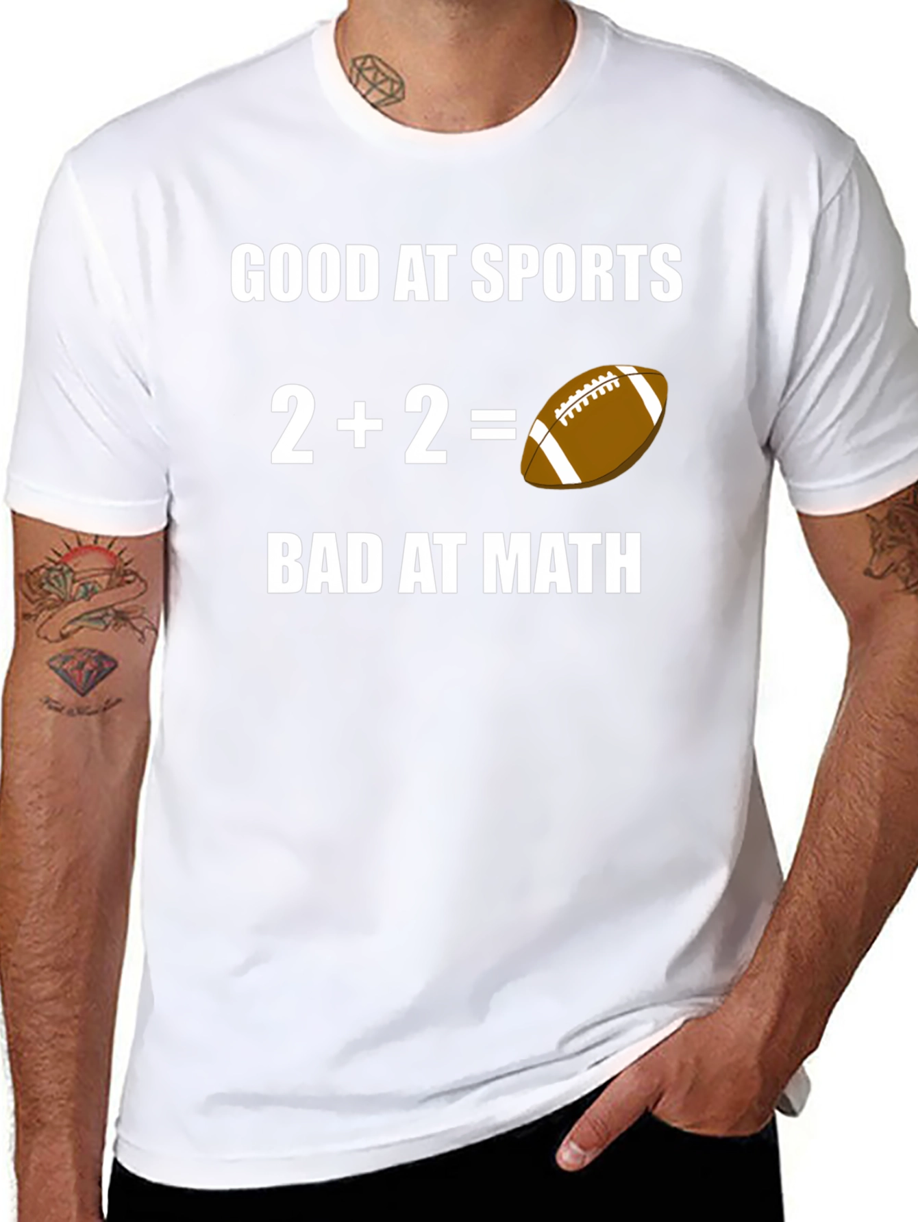 Funny Sports & Math Graphic T-Shirt