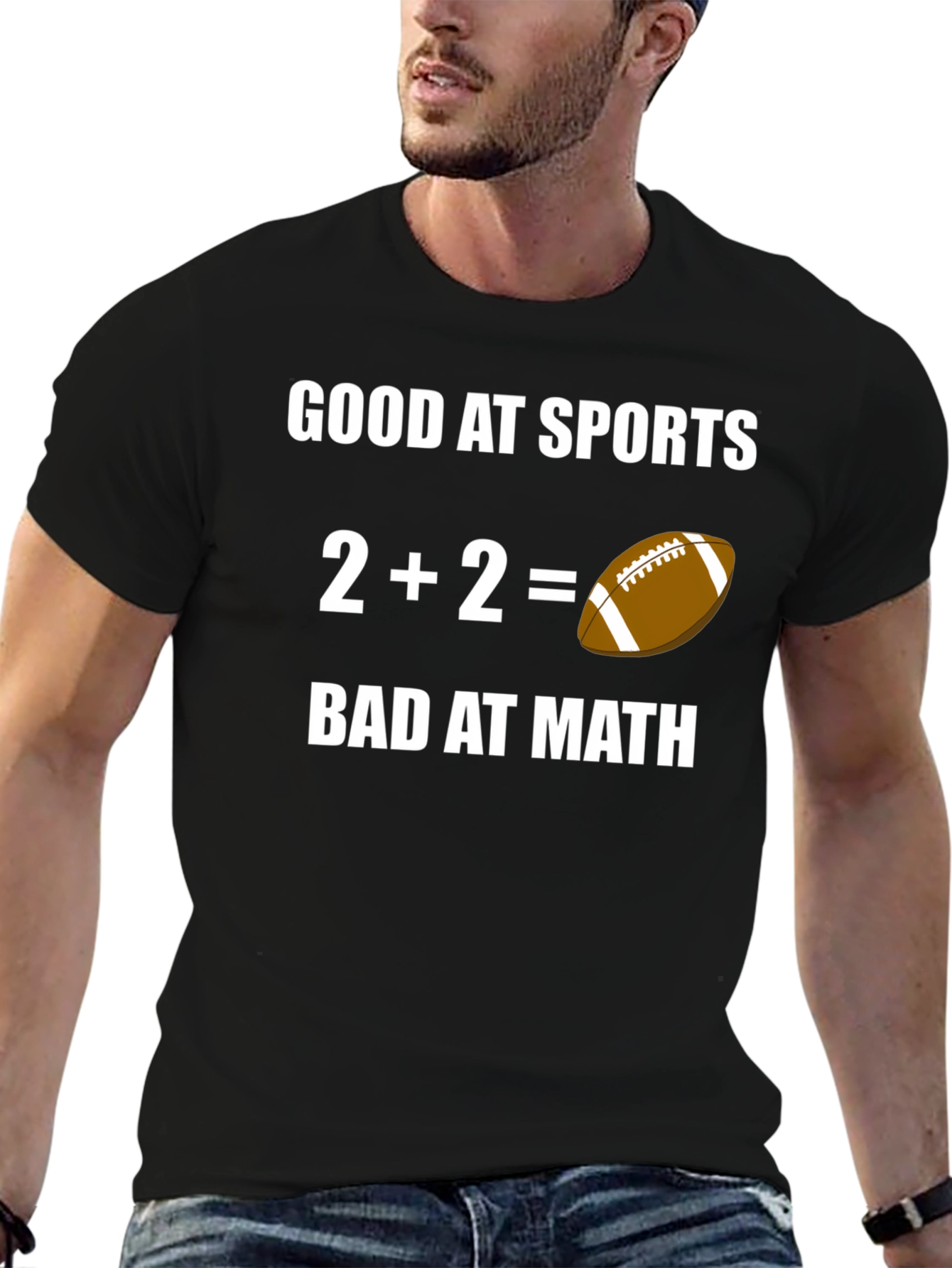 Funny Sports & Math Graphic T-Shirt
