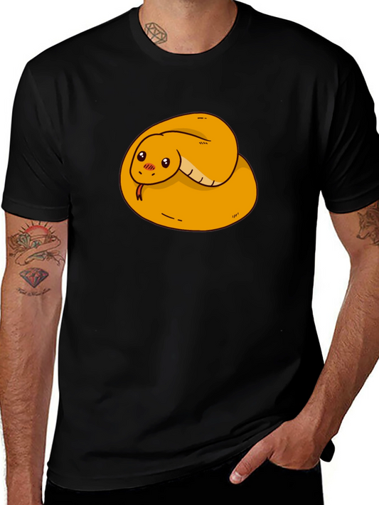 Cute Snake Graphic Tee - Soft Cotton Blend