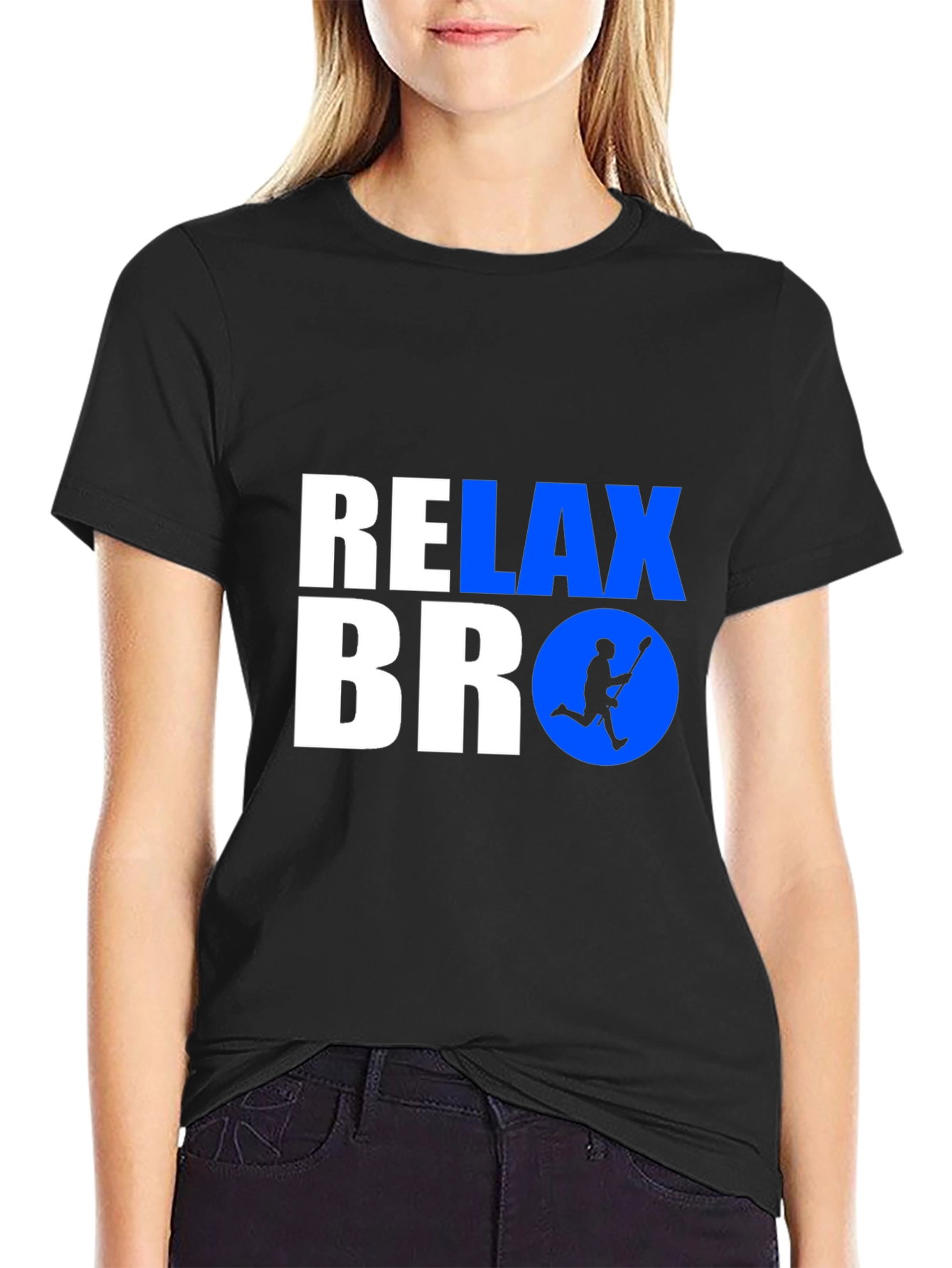 Relax Bro Lacrosse T-Shirt