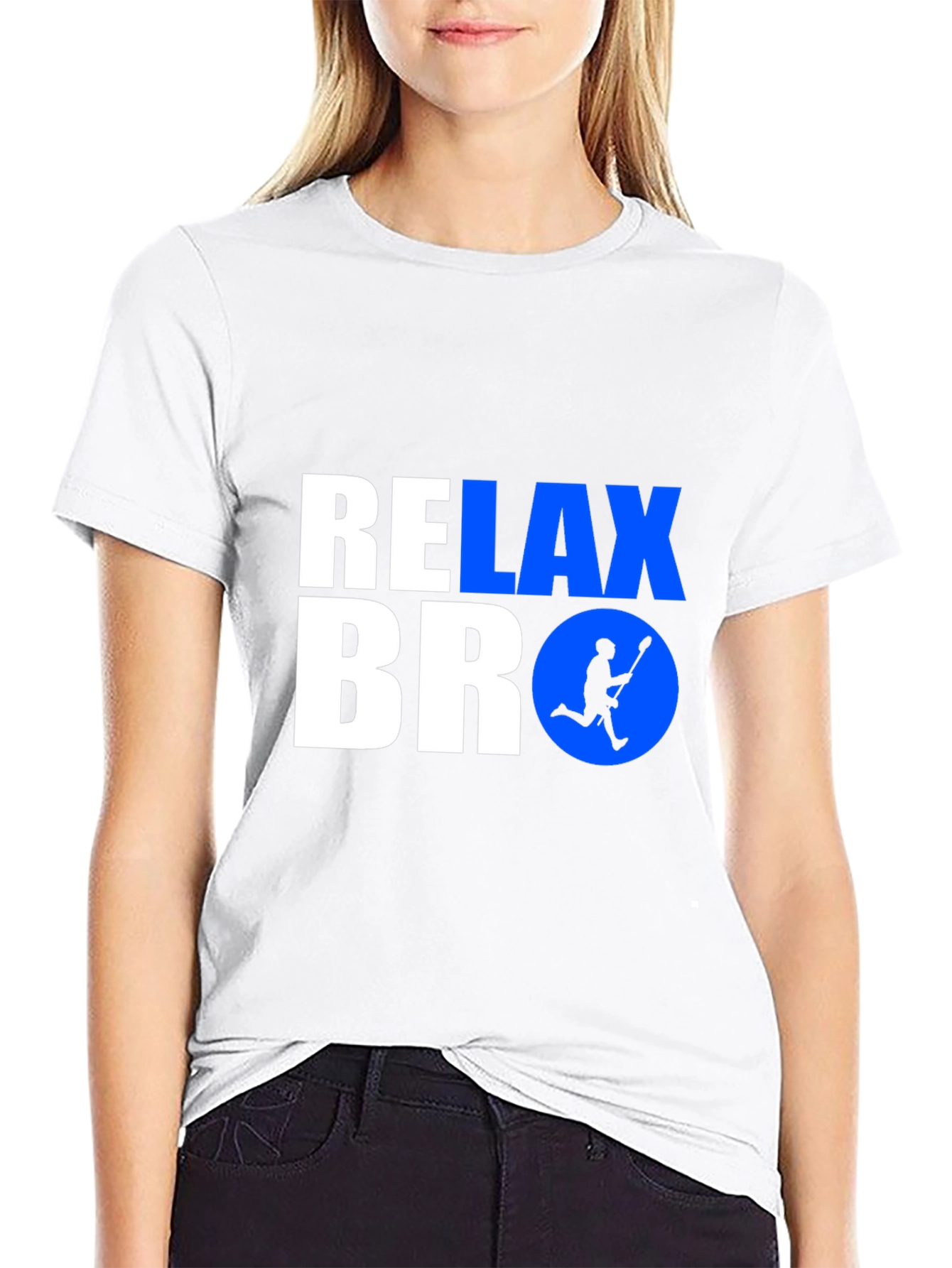 Relax Bro Lacrosse T-Shirt