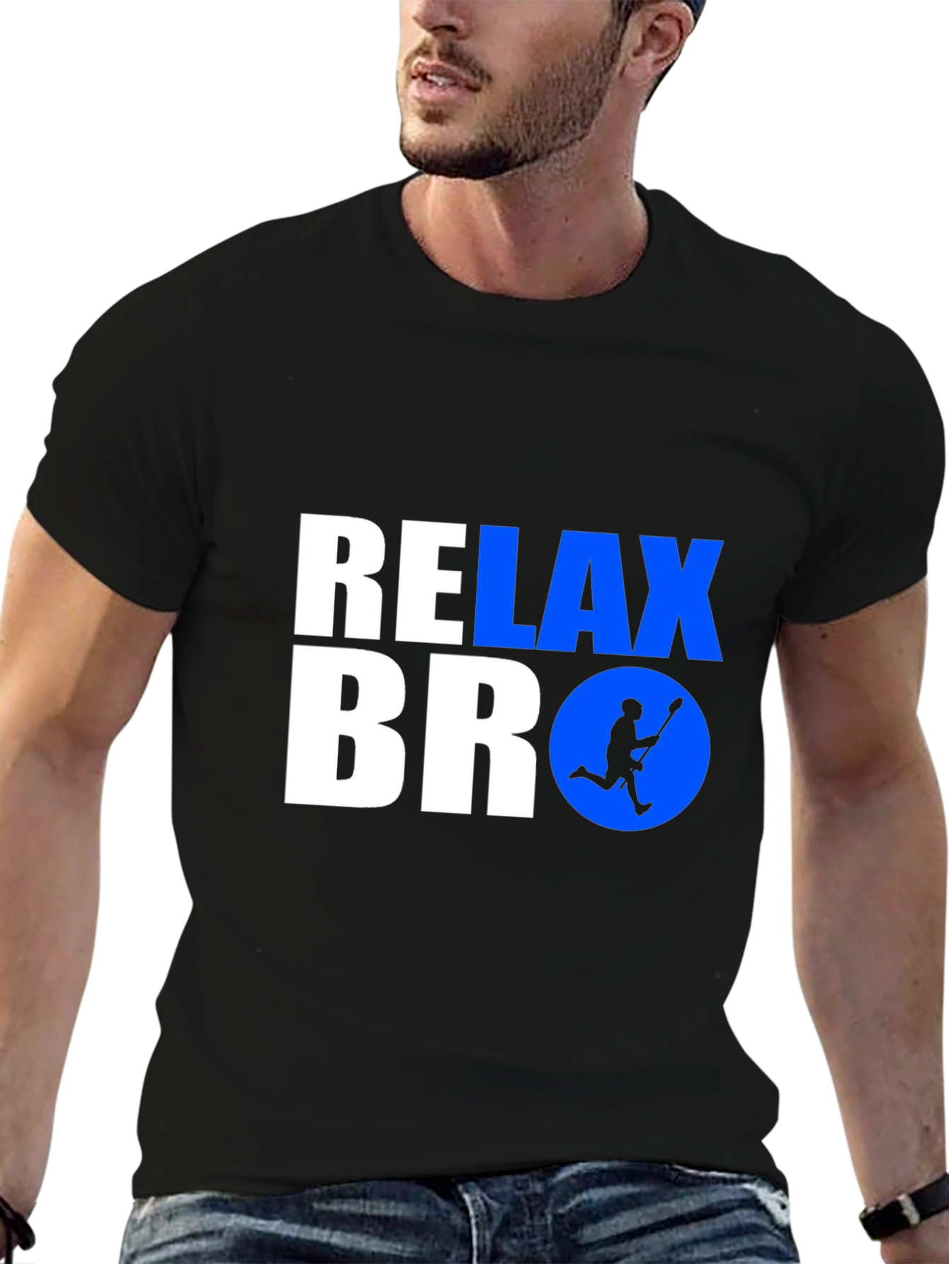 Relax Bro Lacrosse T-Shirt
