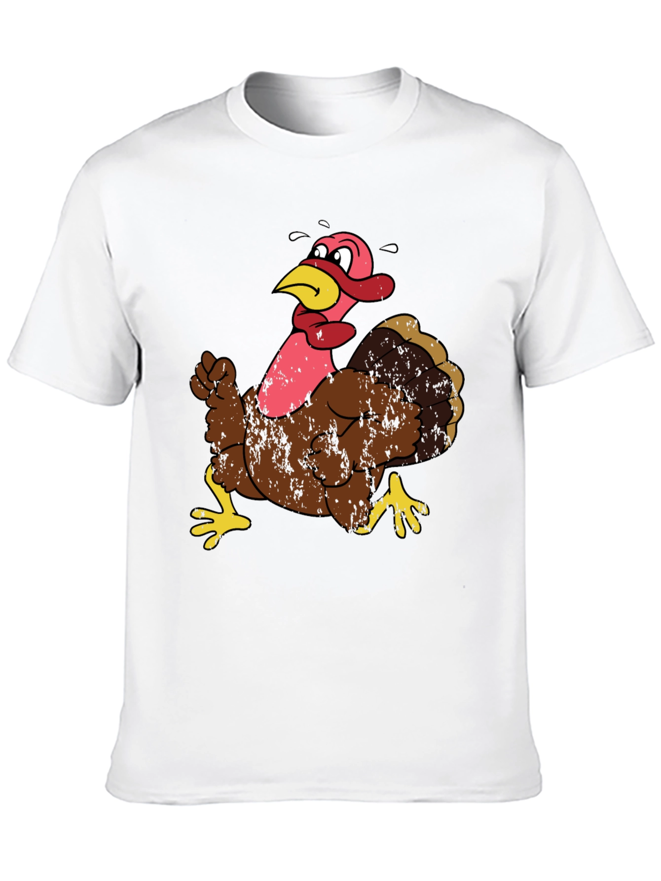 Funny Turkey Graphic T-Shirt - Thanksgiving Tee