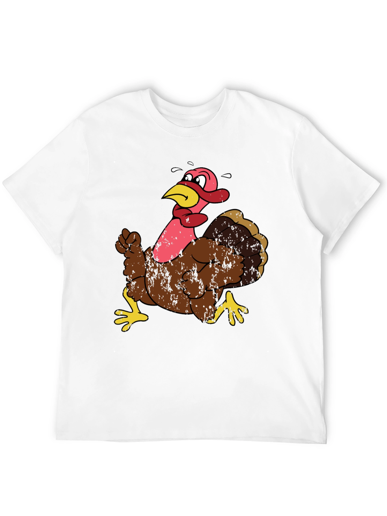 Funny Turkey Graphic T-Shirt - Thanksgiving Tee