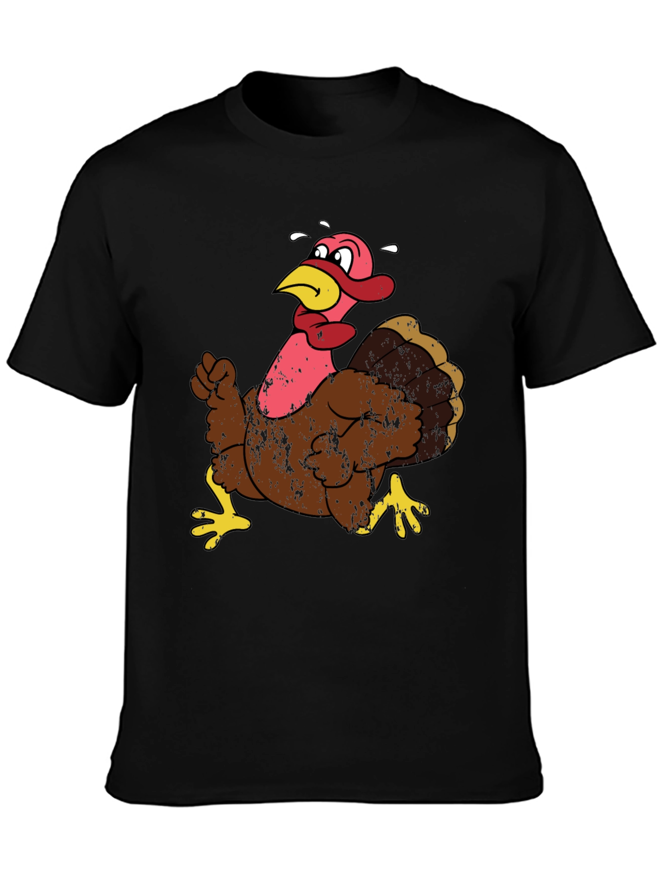Funny Turkey Graphic T-Shirt - Thanksgiving Tee
