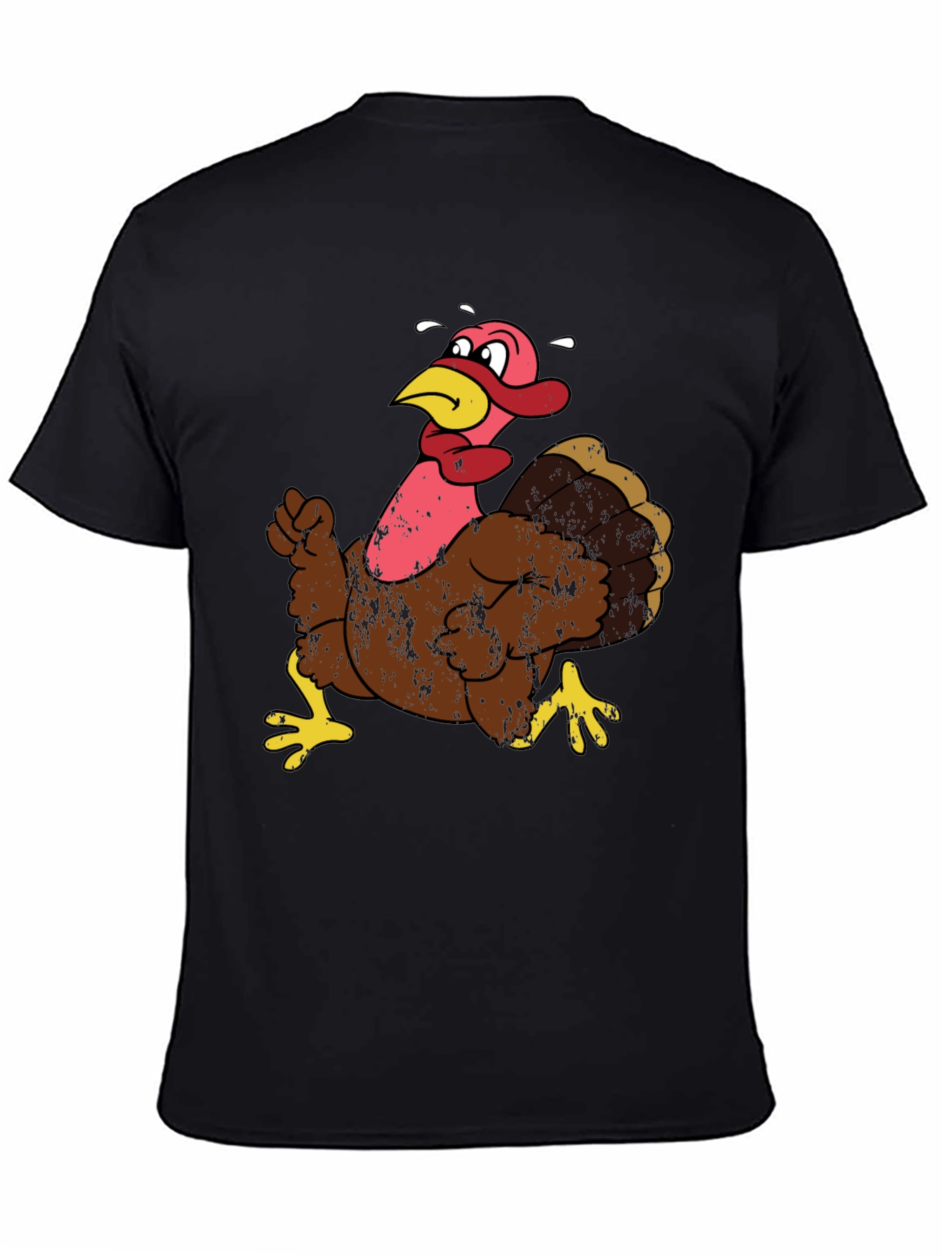 Funny Turkey Graphic T-Shirt - Thanksgiving Tee