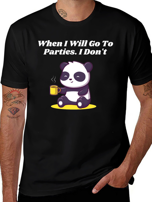 Introvert Panda Graphic Tee
