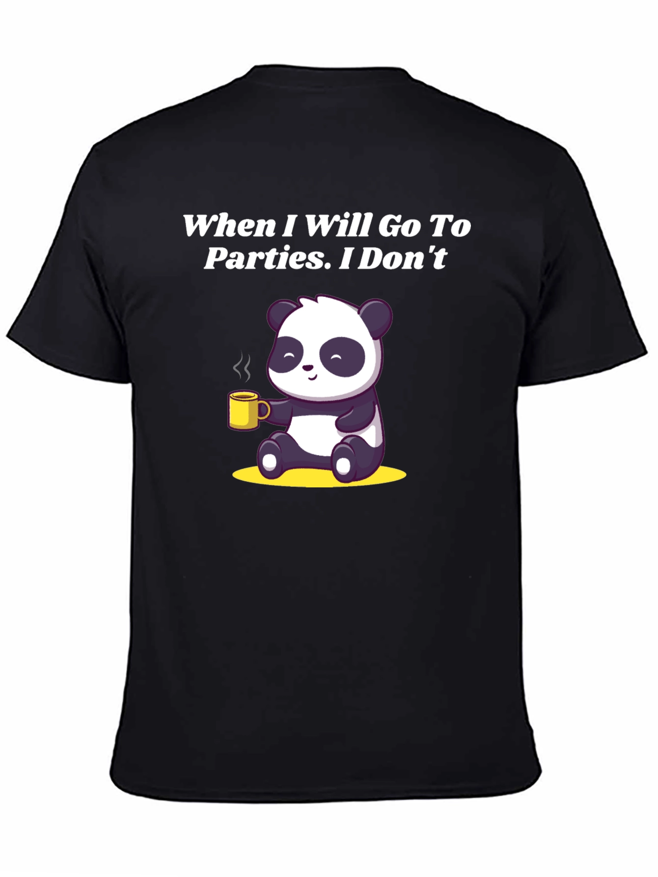 Introvert Panda Graphic Tee
