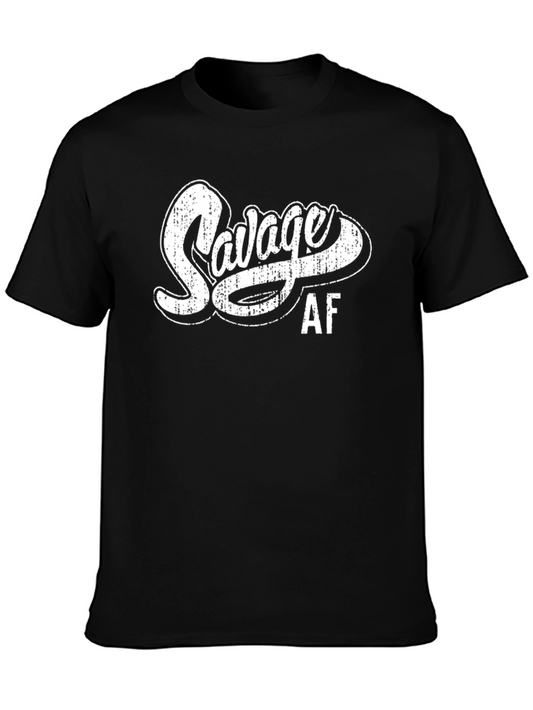 Savage AF Black Graphic Tee