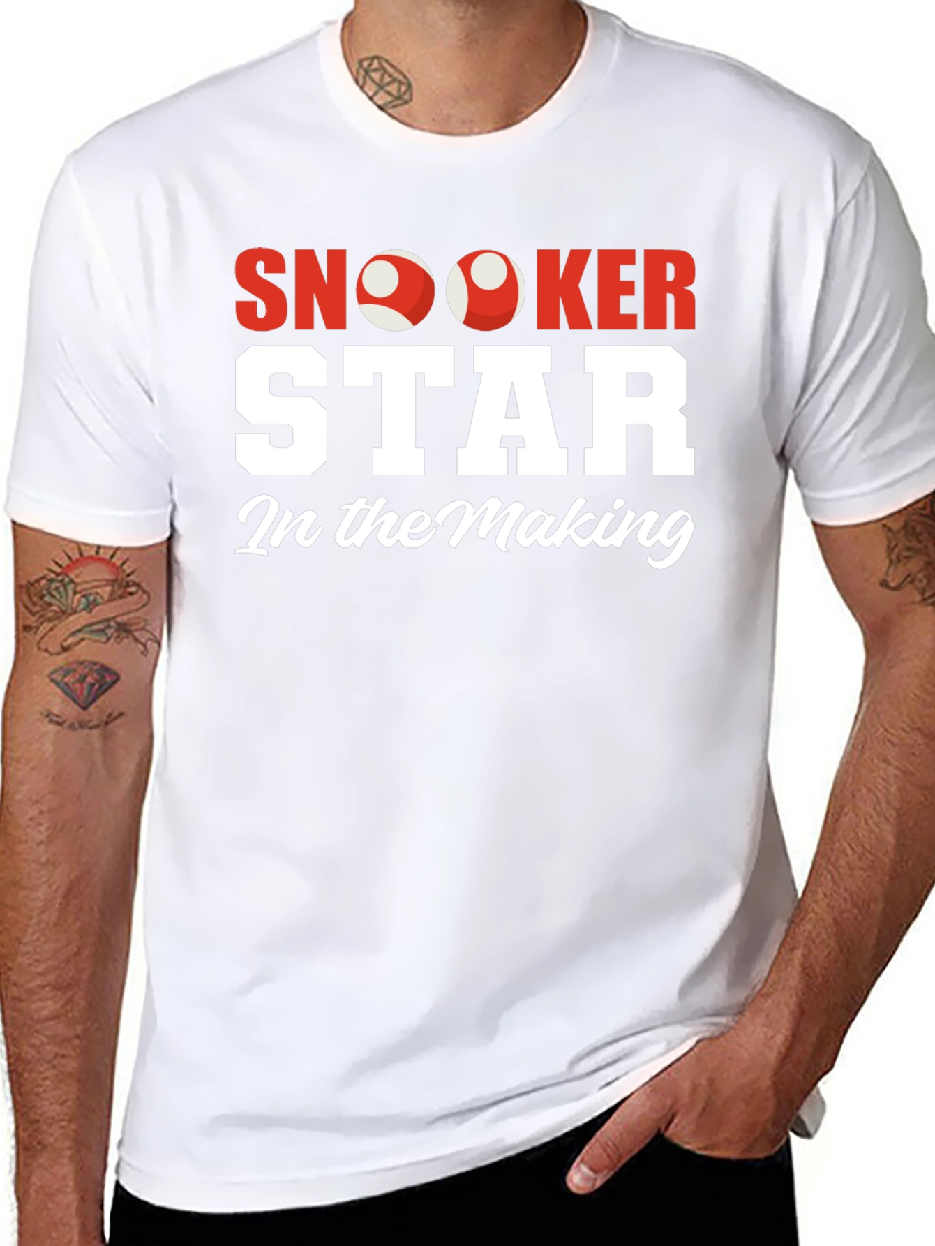 Snooker Star In The Making Black T-Shirt