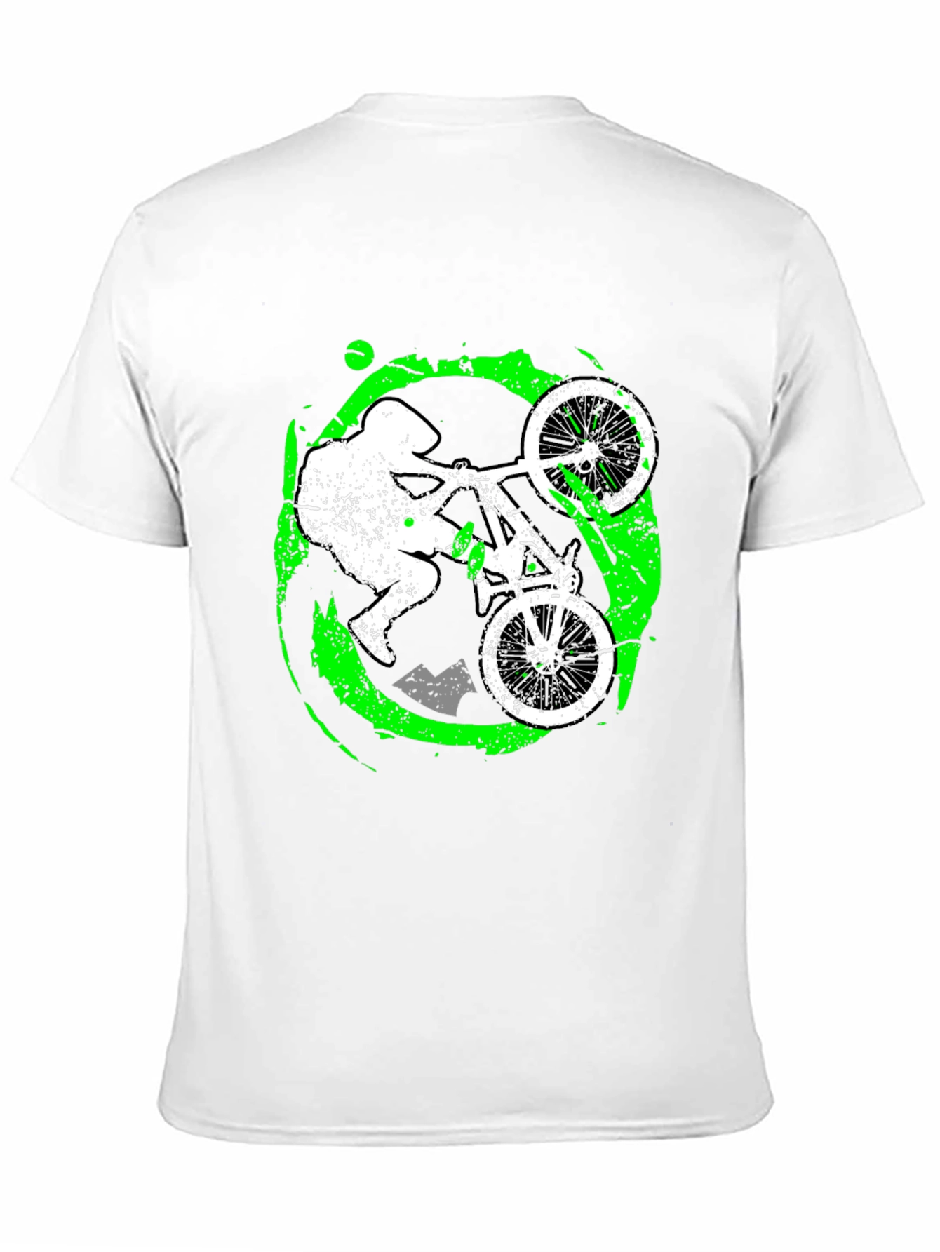 Mountain Biker Graphic T-Shirt - Black