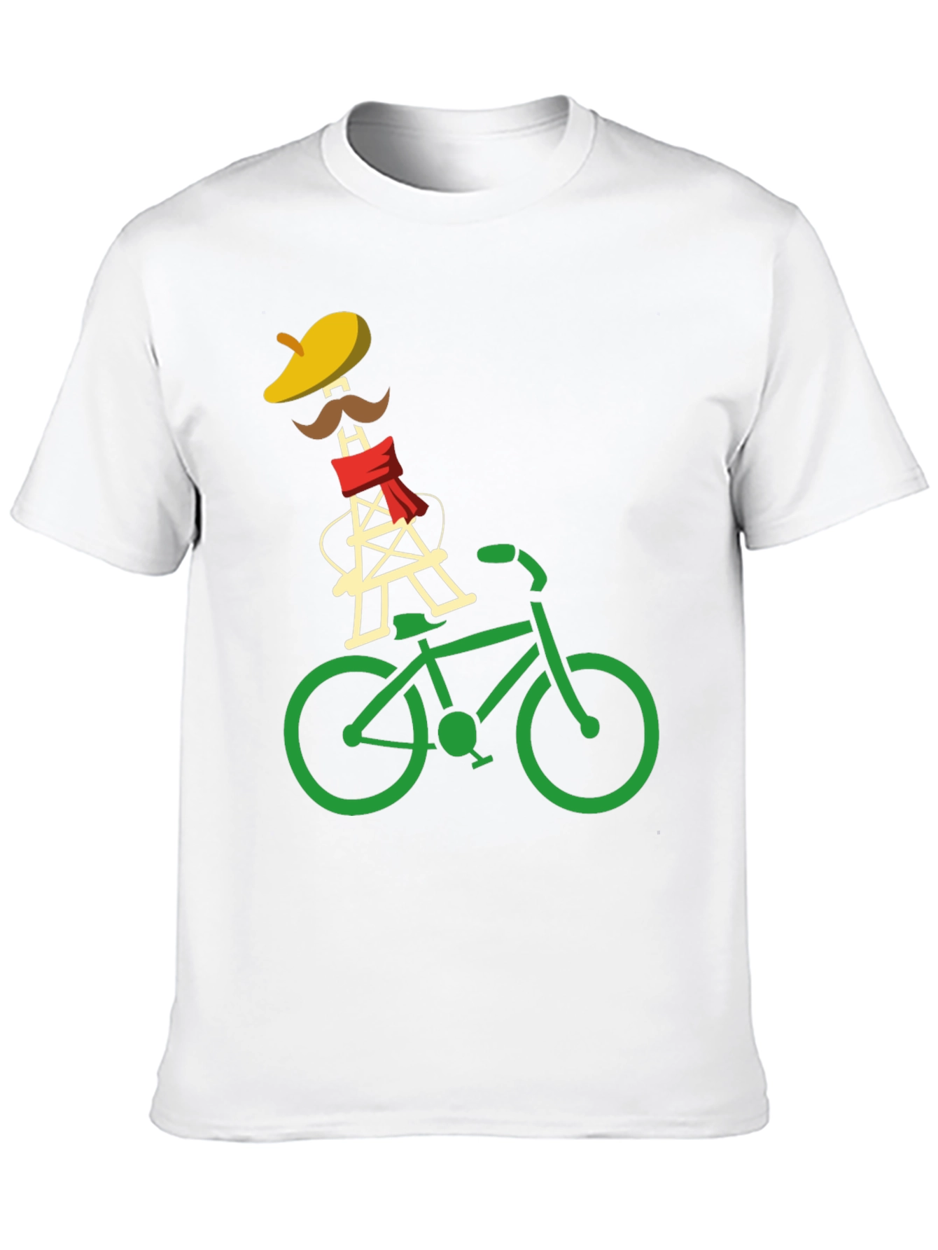 Eiffel Tower Bike Ride Graphic Tee