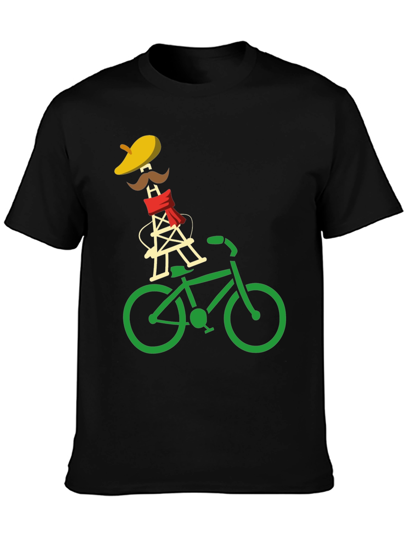 Eiffel Tower Bike Ride Graphic Tee