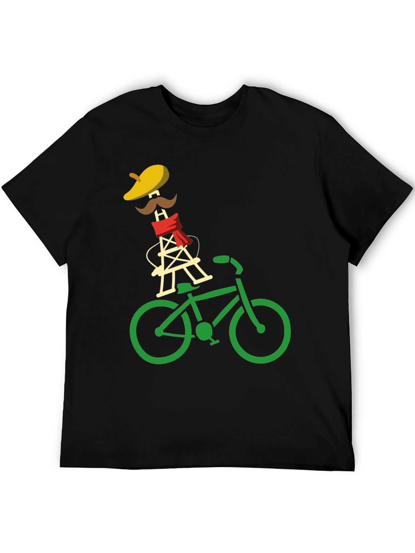 Eiffel Tower Bike Ride Graphic Tee