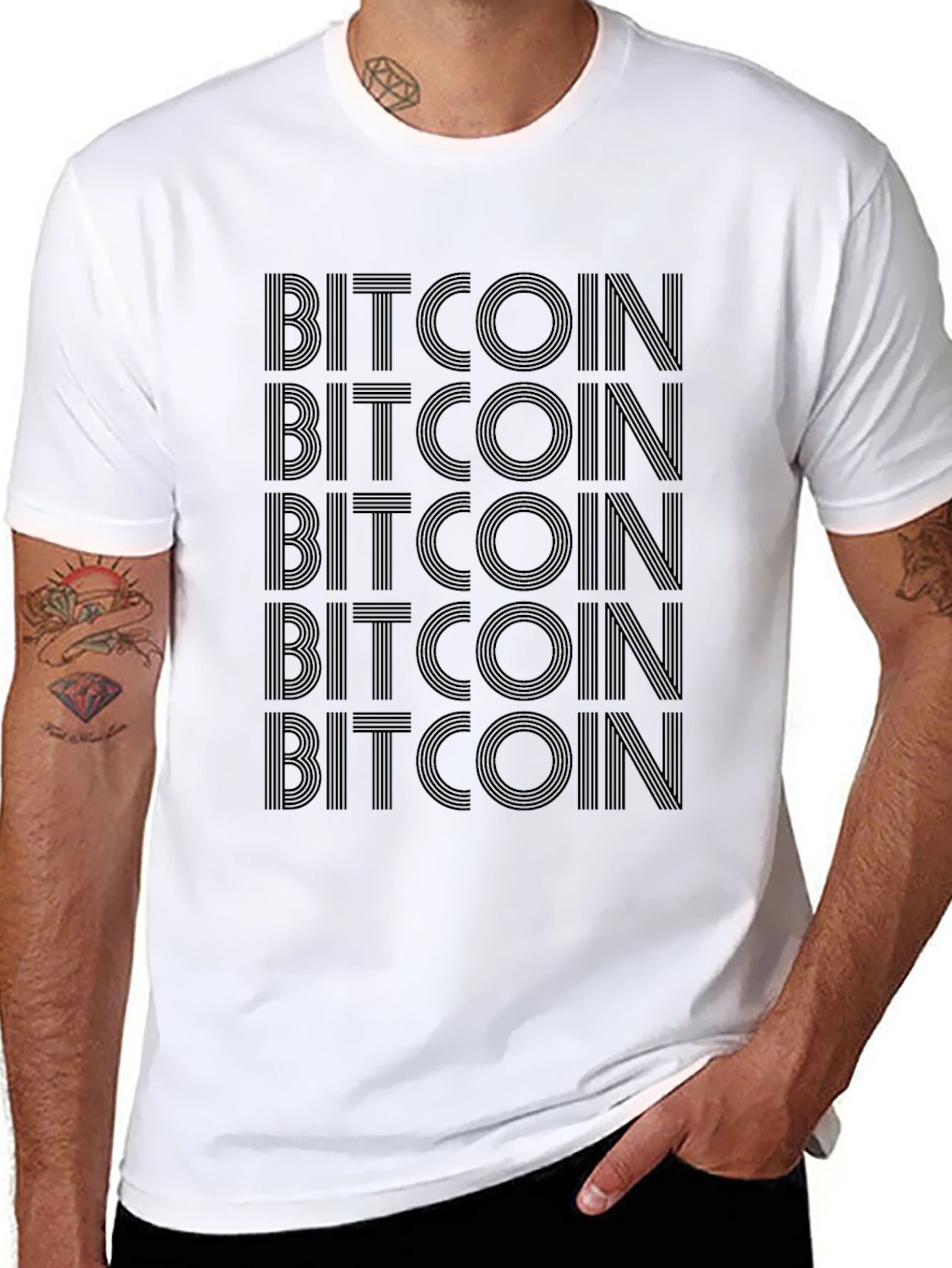 Bitcoin Graphic T-Shirt - Crypto Currency Tee