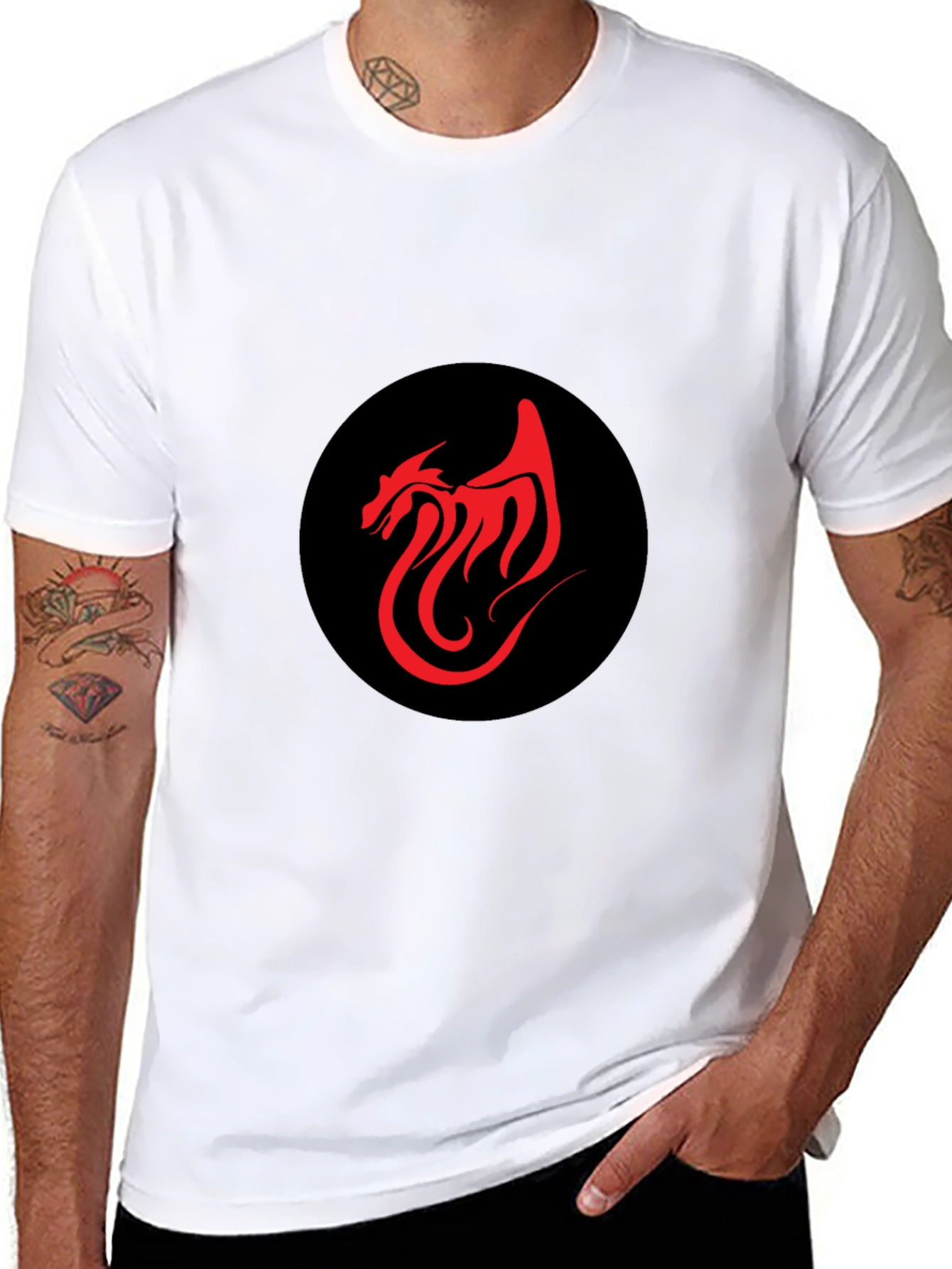 Dragon Emblem Black T-Shirt