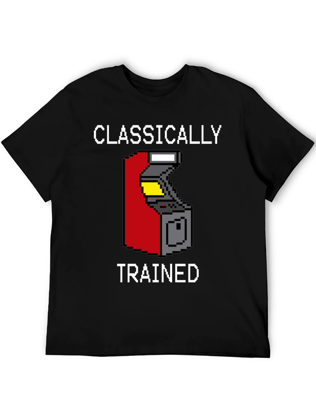 Classically Trained Gamer T-Shirt - Retro Arcade Design