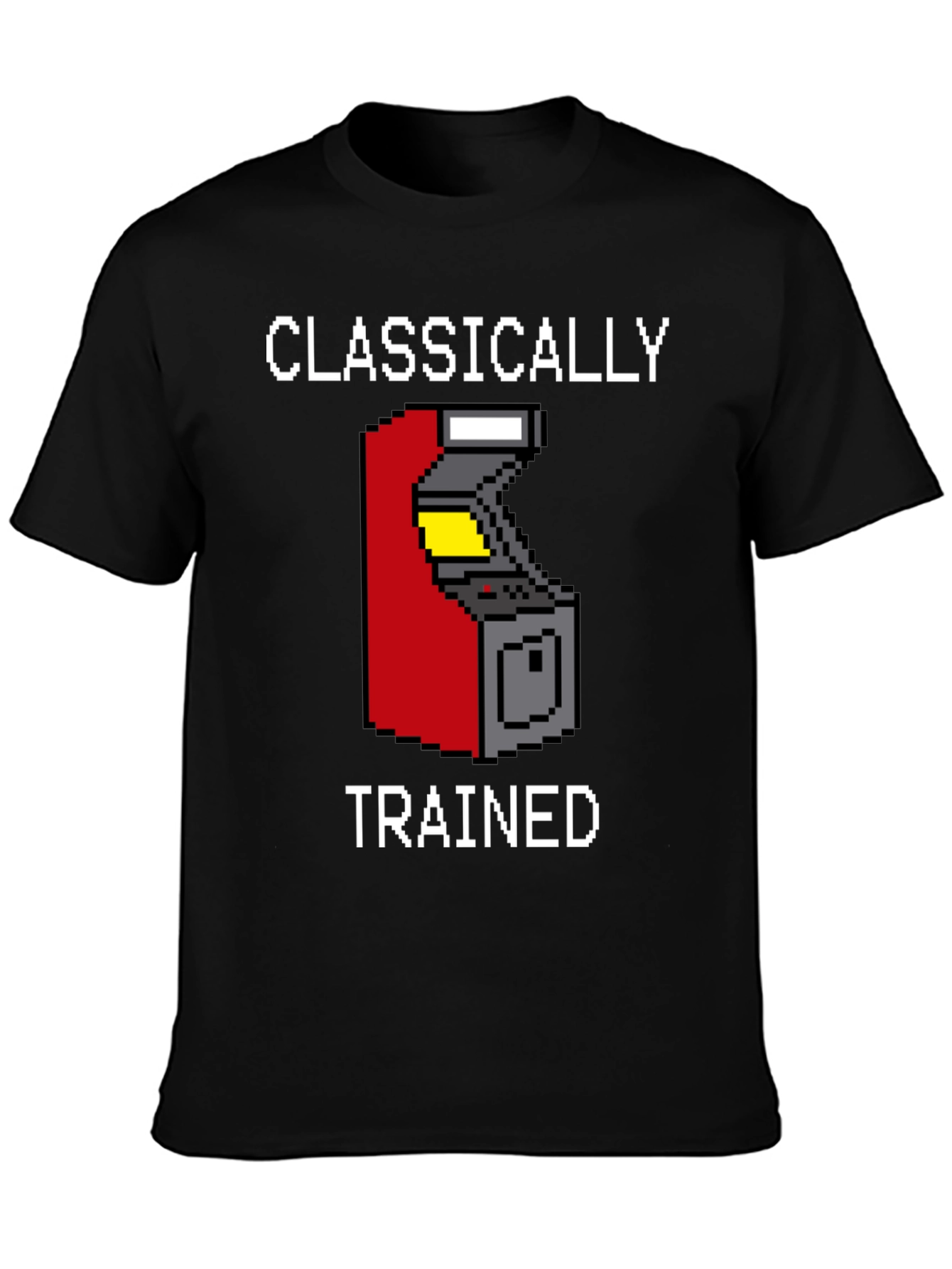 Classically Trained Gamer T-Shirt - Retro Arcade Design
