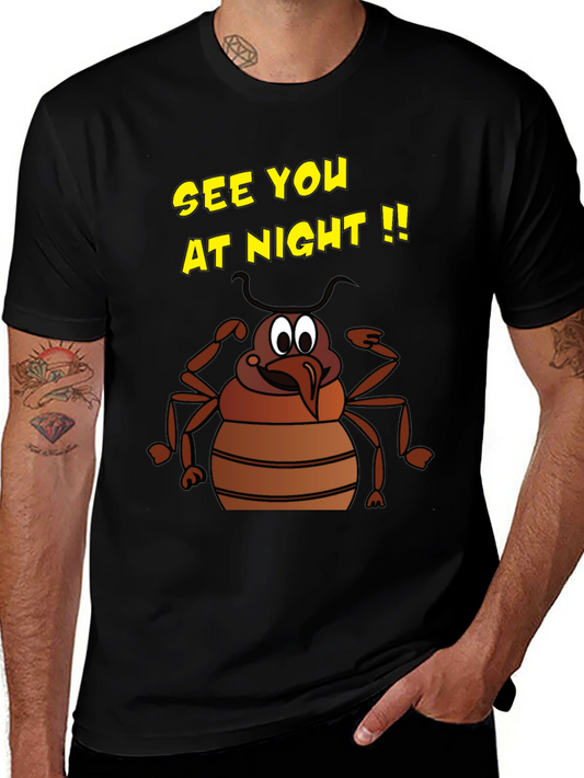 See You at Night Bug Graphic T-Shirt