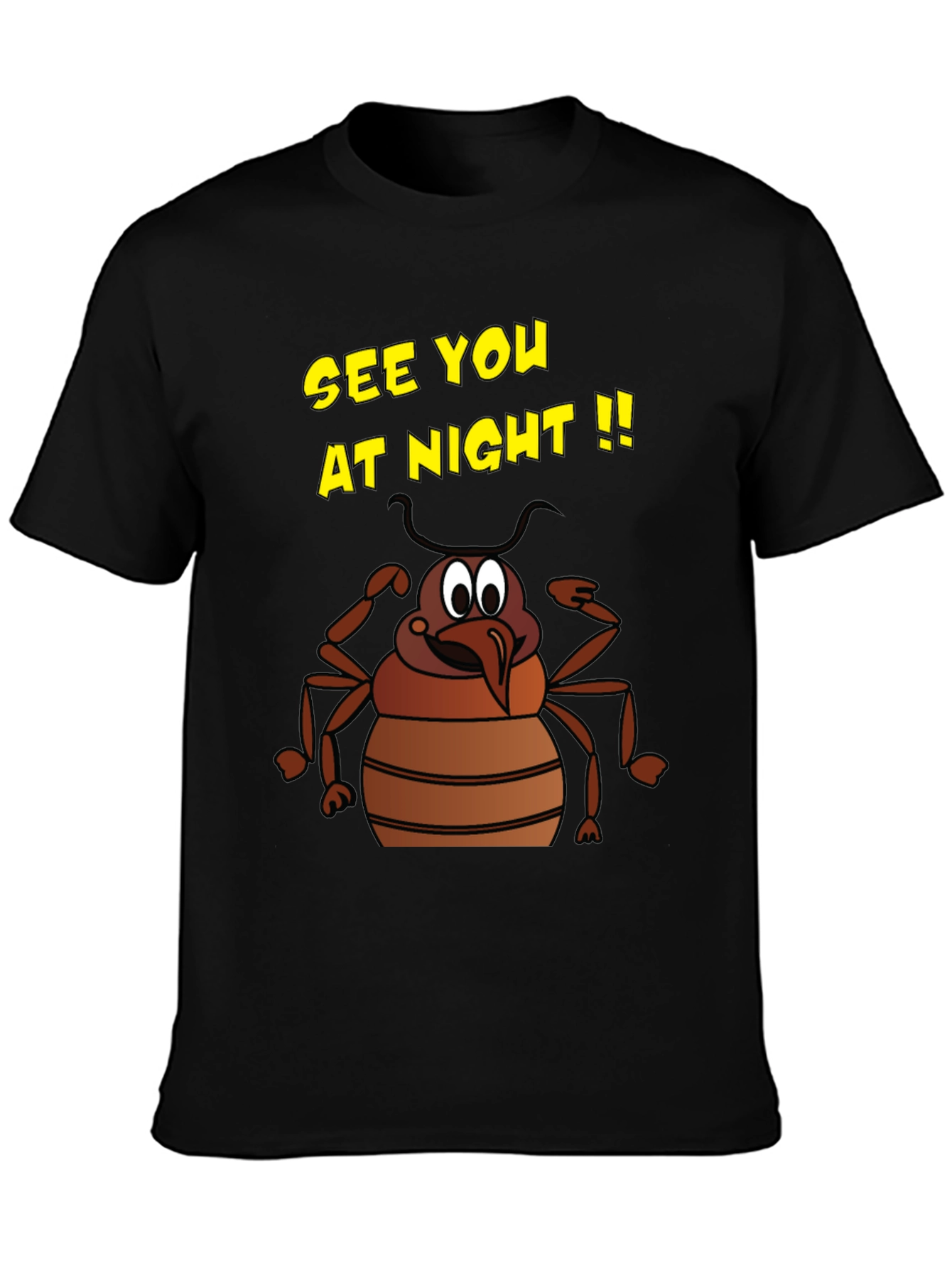 See You at Night Bug Graphic T-Shirt
