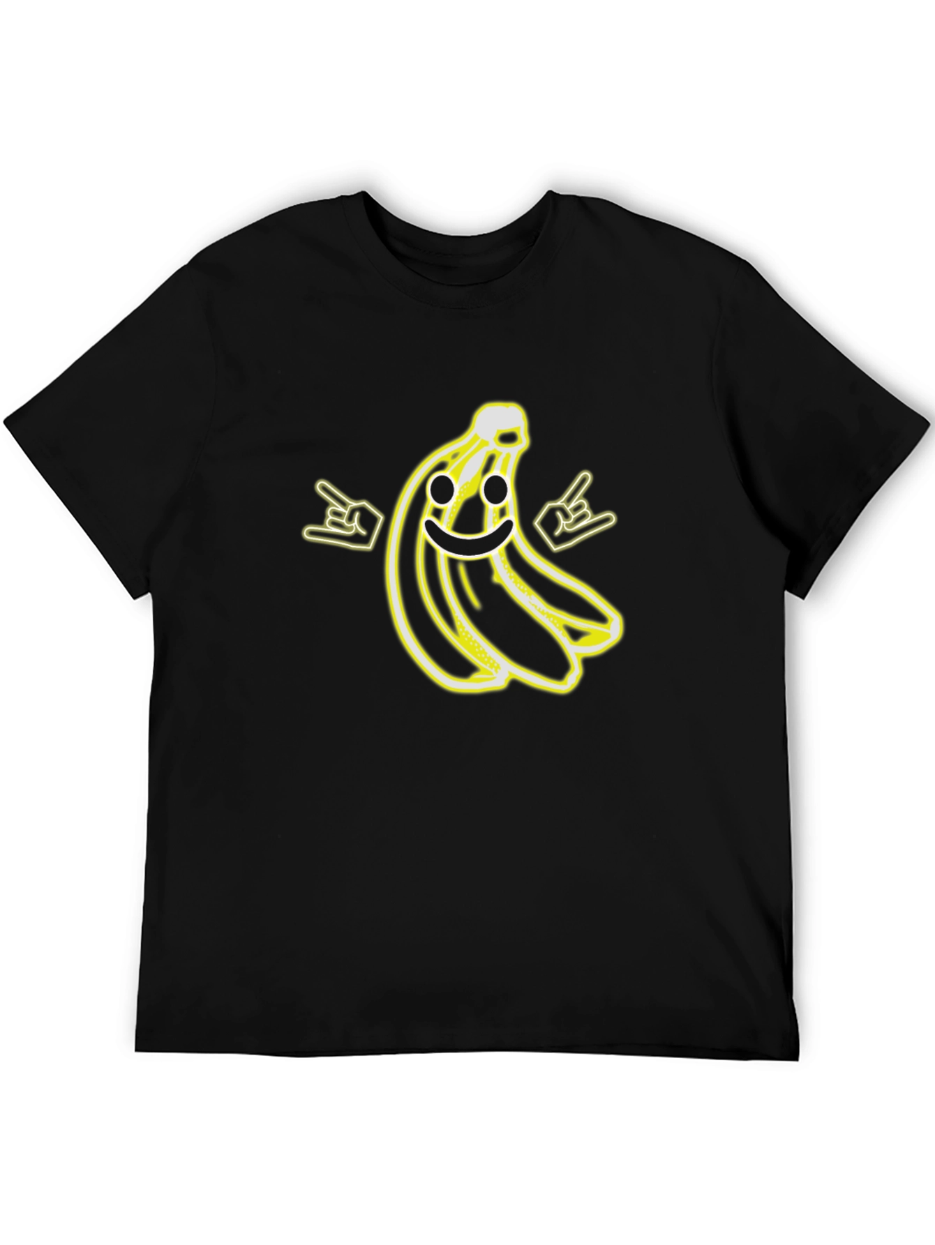 Cool Banana Graphic Black T-Shirt
