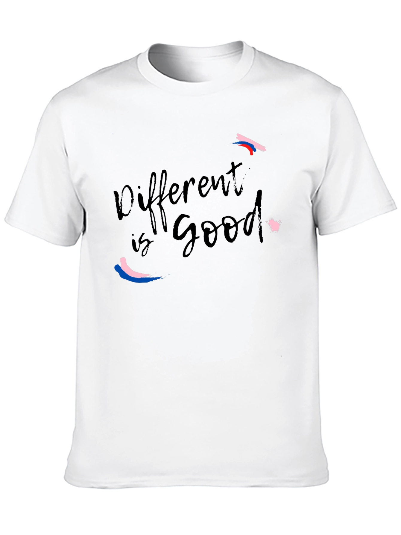 Different is Good Black Graphic Tee
