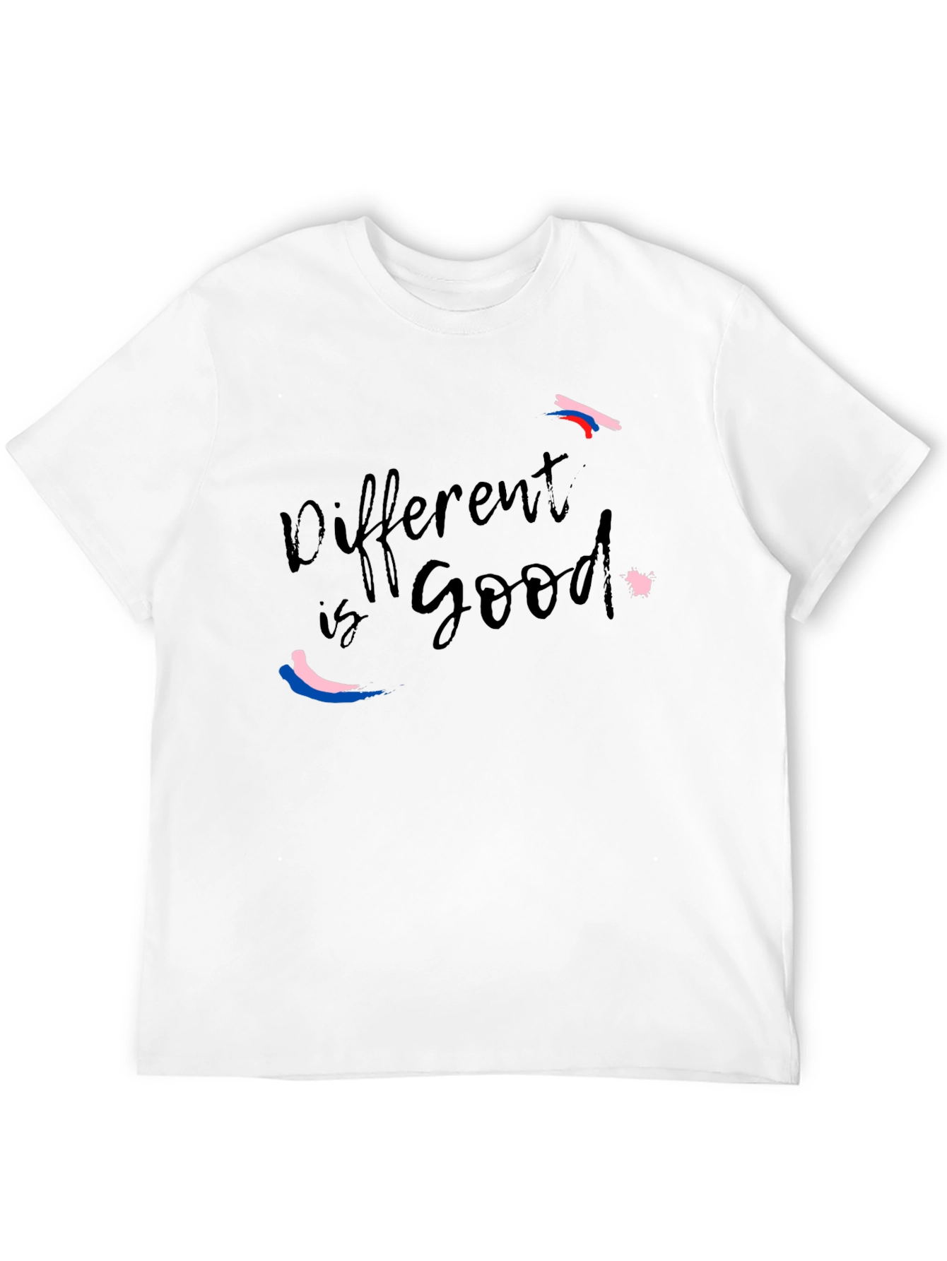 Different is Good Black Graphic Tee