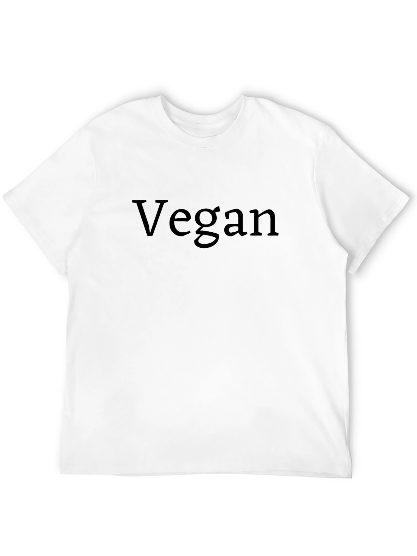 Vegan Black T-Shirt - Classic Style