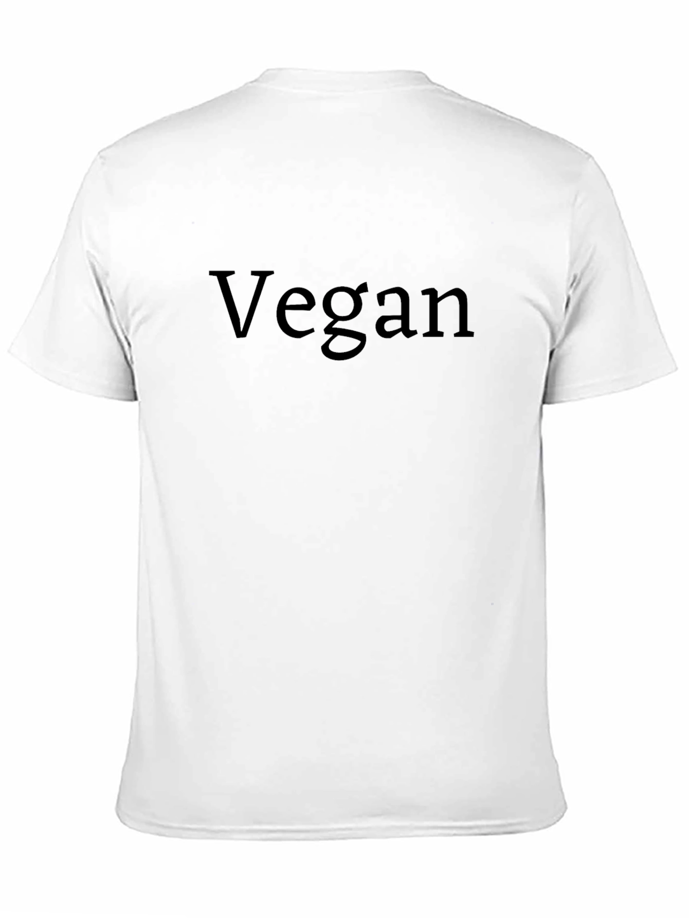 Vegan Black T-Shirt - Classic Style