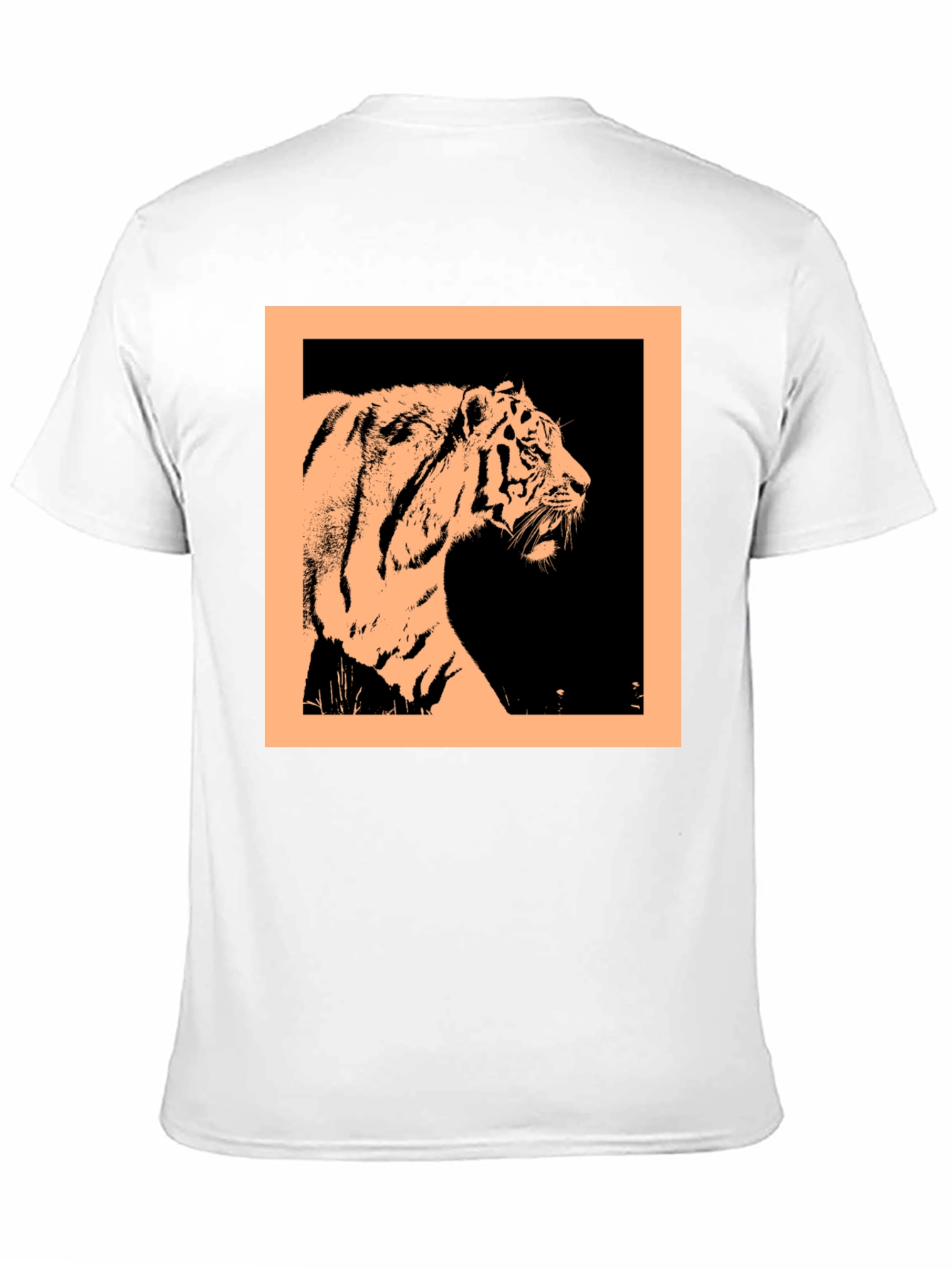Tiger Graphic Black Crew Neck T-Shirt