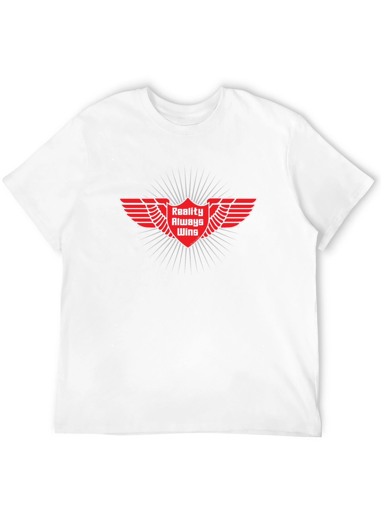 Reality Always Wins Graphic Tee - Black Cotton Shirt