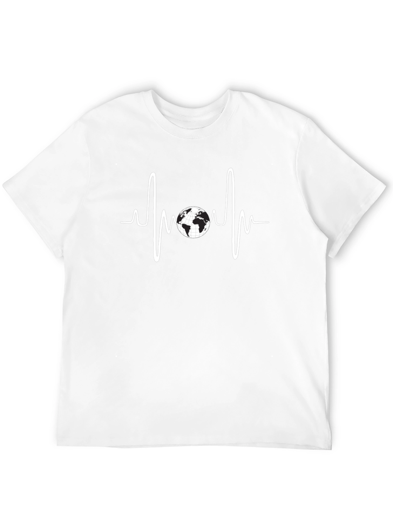 Earth Heartbeat Graphic Tee - Black