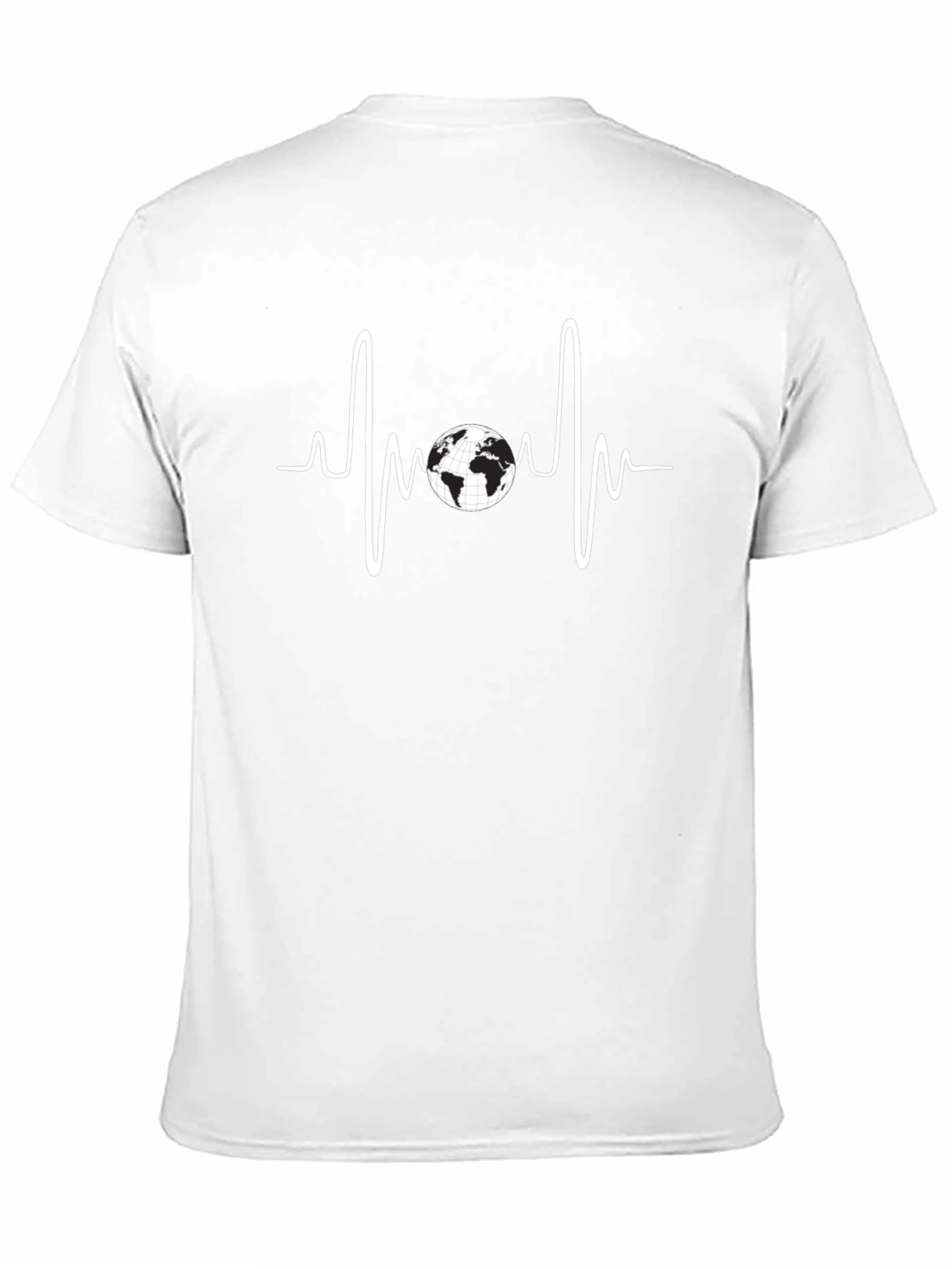 Earth Heartbeat Graphic Tee - Black
