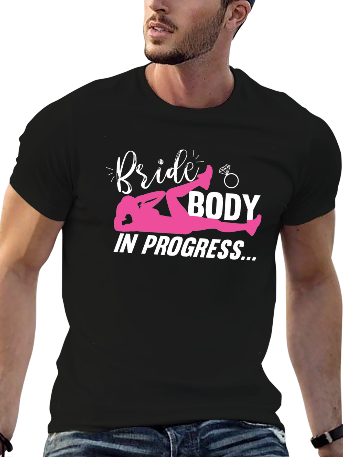 Bride Body In Progress T-Shirt Funny Workout Tee