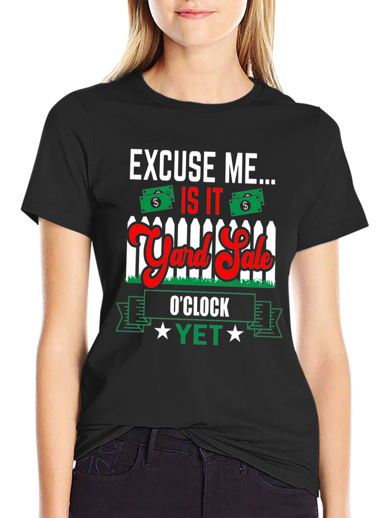 Yard Sale OClock T-Shirt - Funny Graphic Tee