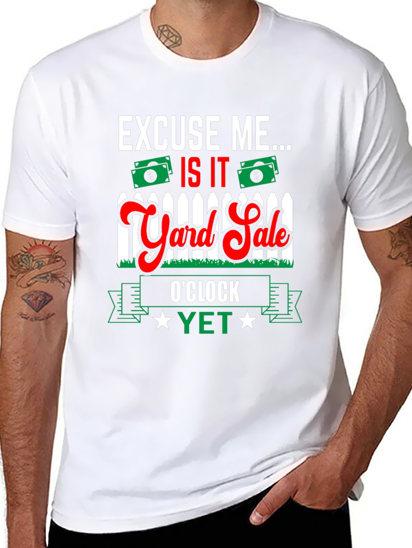 Yard Sale OClock T-Shirt - Funny Graphic Tee