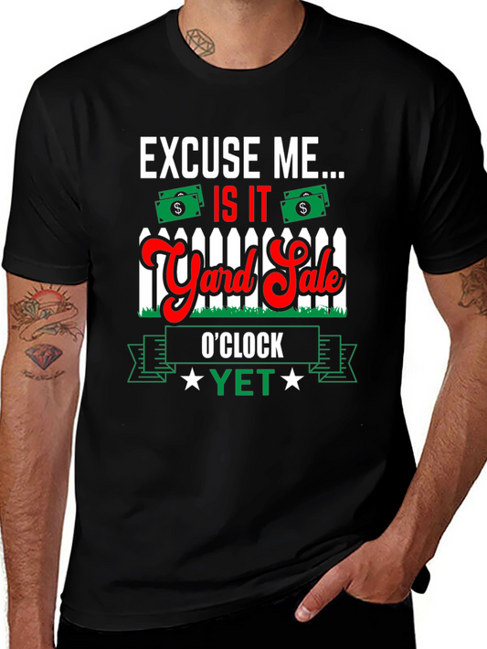 Yard Sale OClock T-Shirt - Funny Graphic Tee