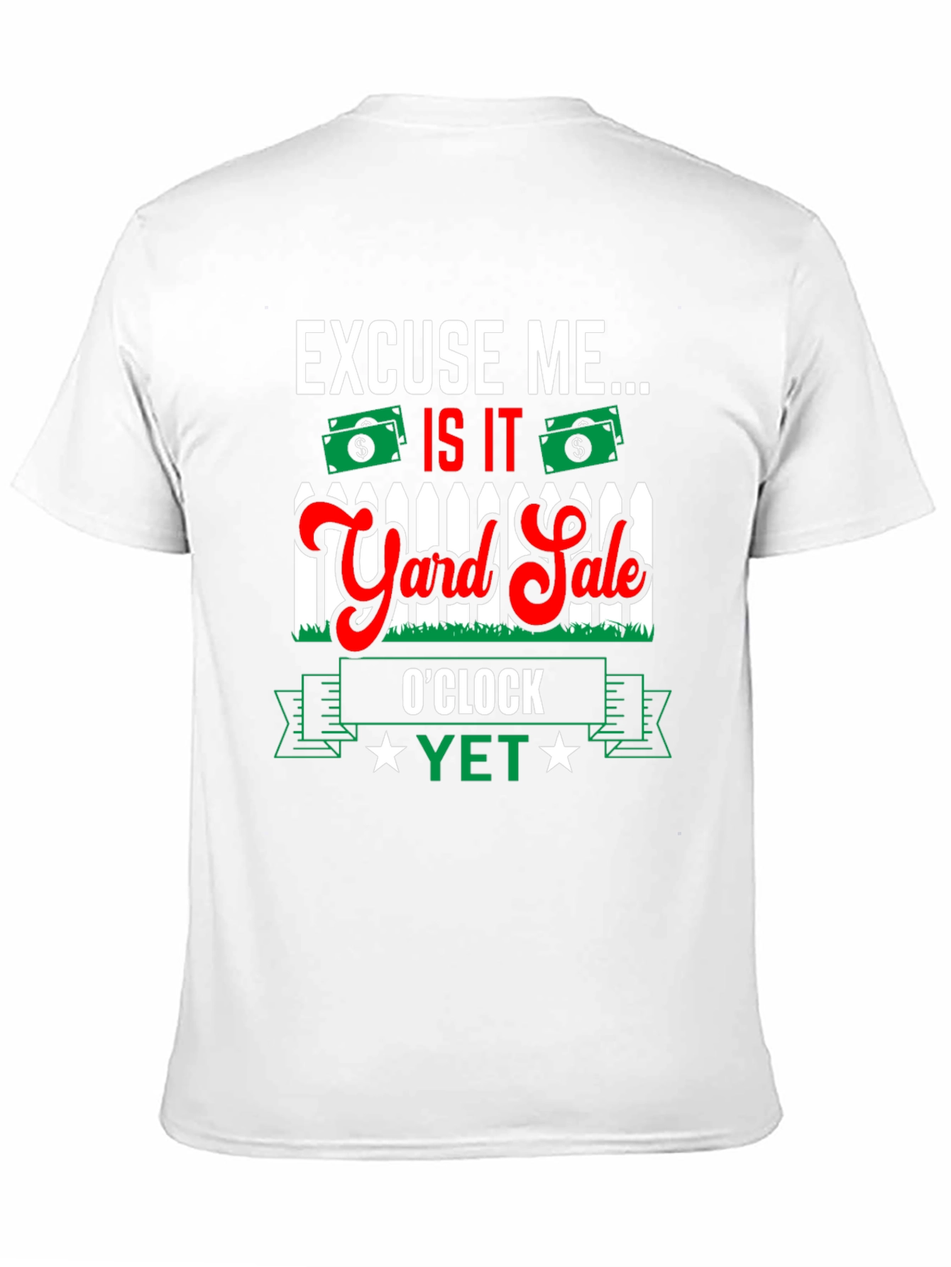 Yard Sale OClock T-Shirt - Funny Graphic Tee