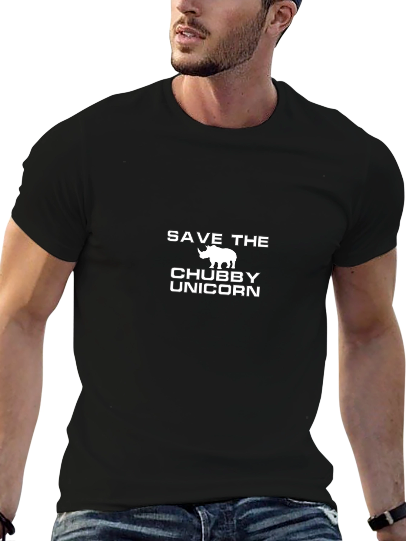 Save The Chubby Unicorn Graphic Tee