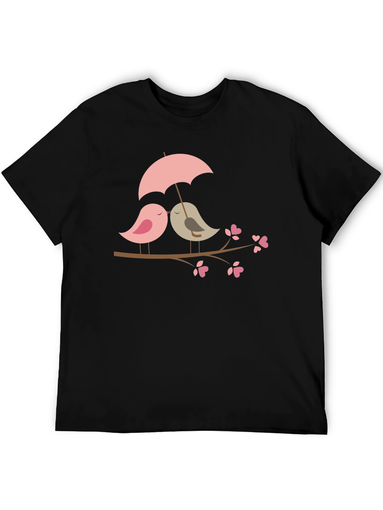 Birds in Love T-Shirt - Cute Graphic Tee