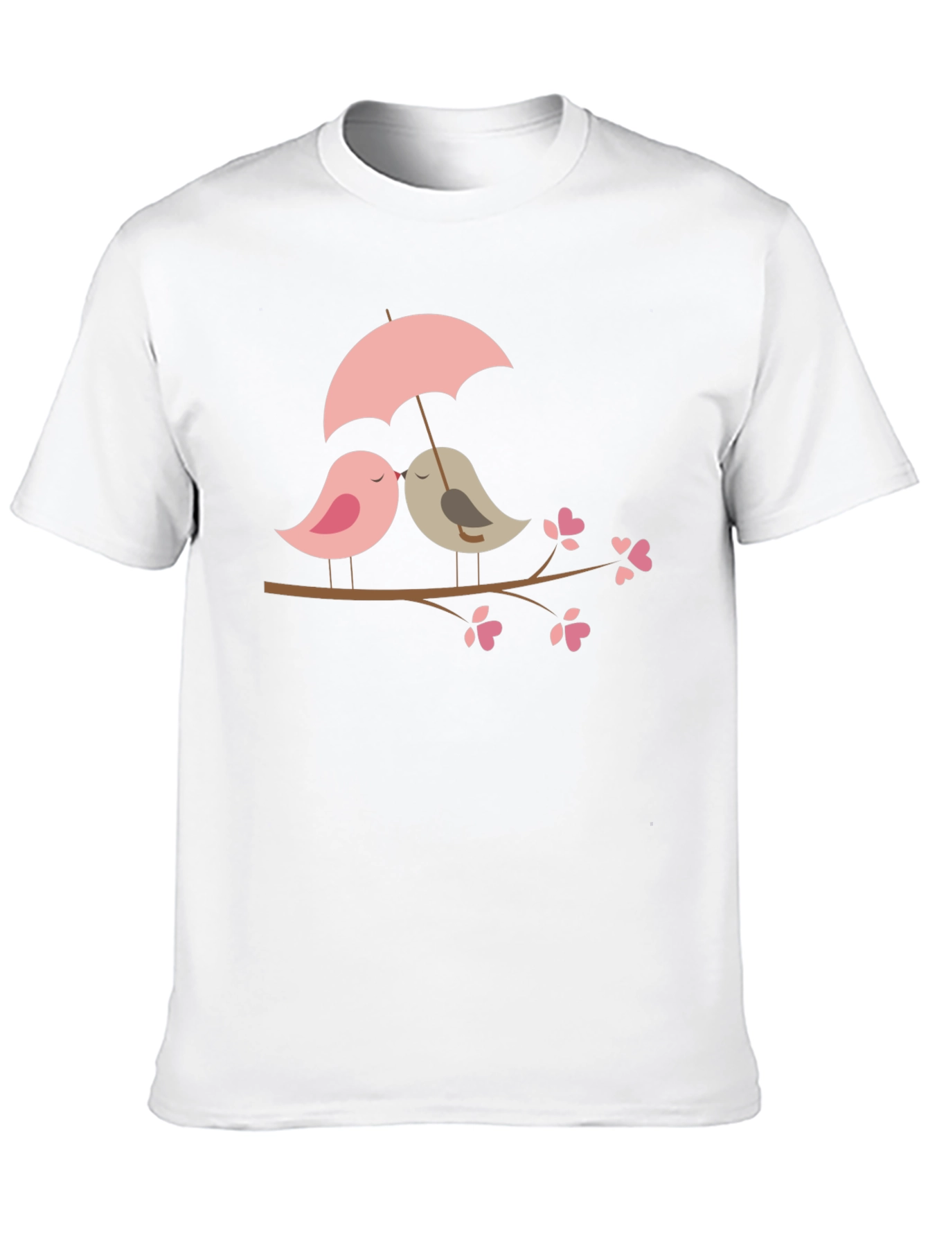 Birds in Love T-Shirt - Cute Graphic Tee