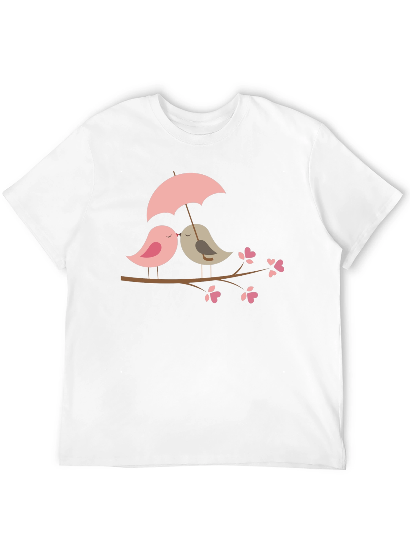 Birds in Love T-Shirt - Cute Graphic Tee