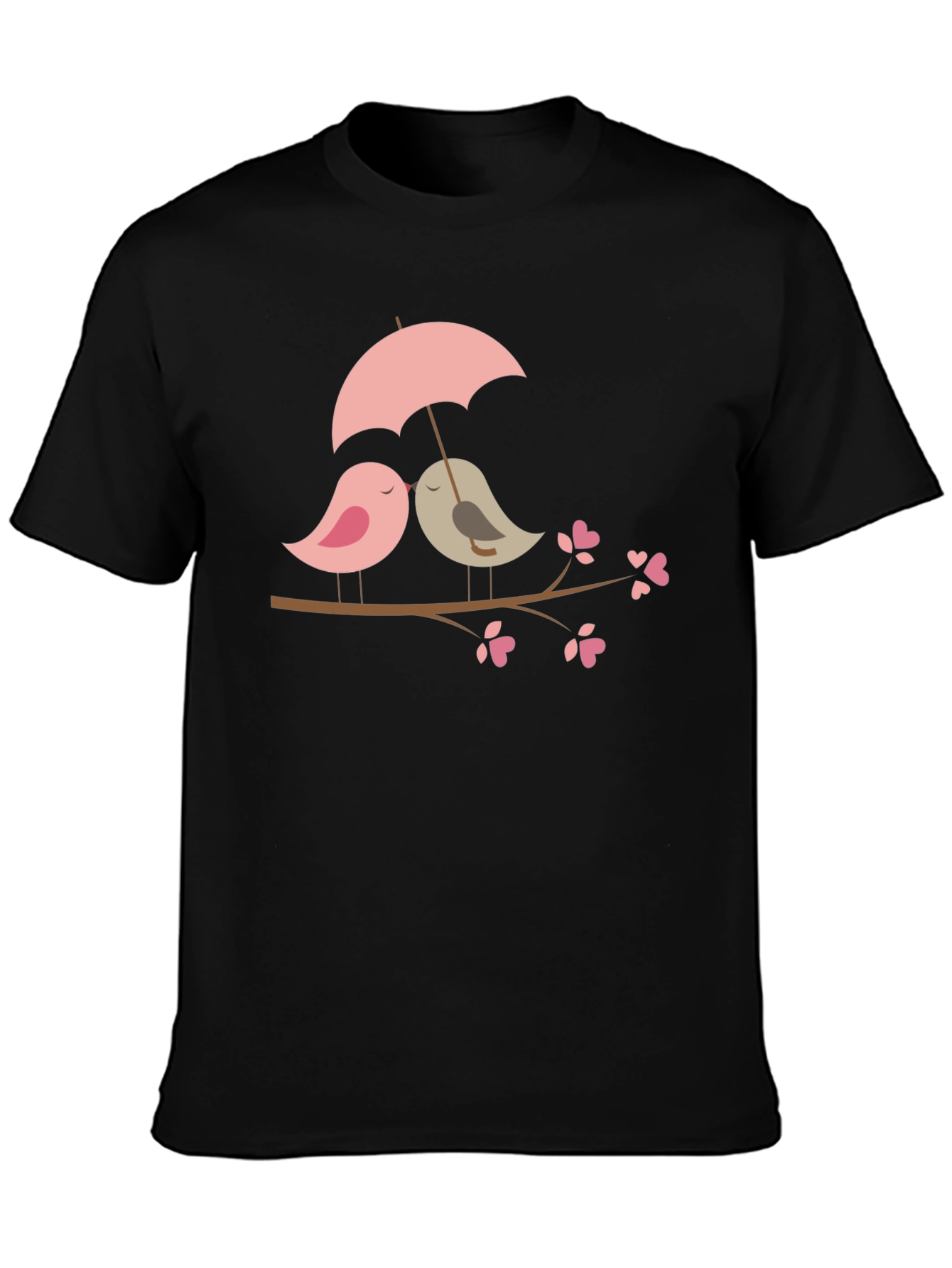 Birds in Love T-Shirt - Cute Graphic Tee