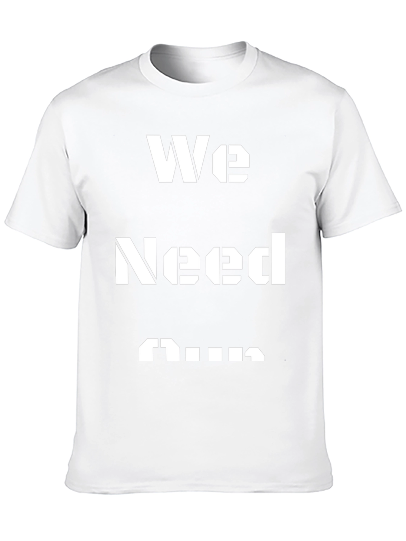 We Need Guns Graphic Tee - Black T-Shirt